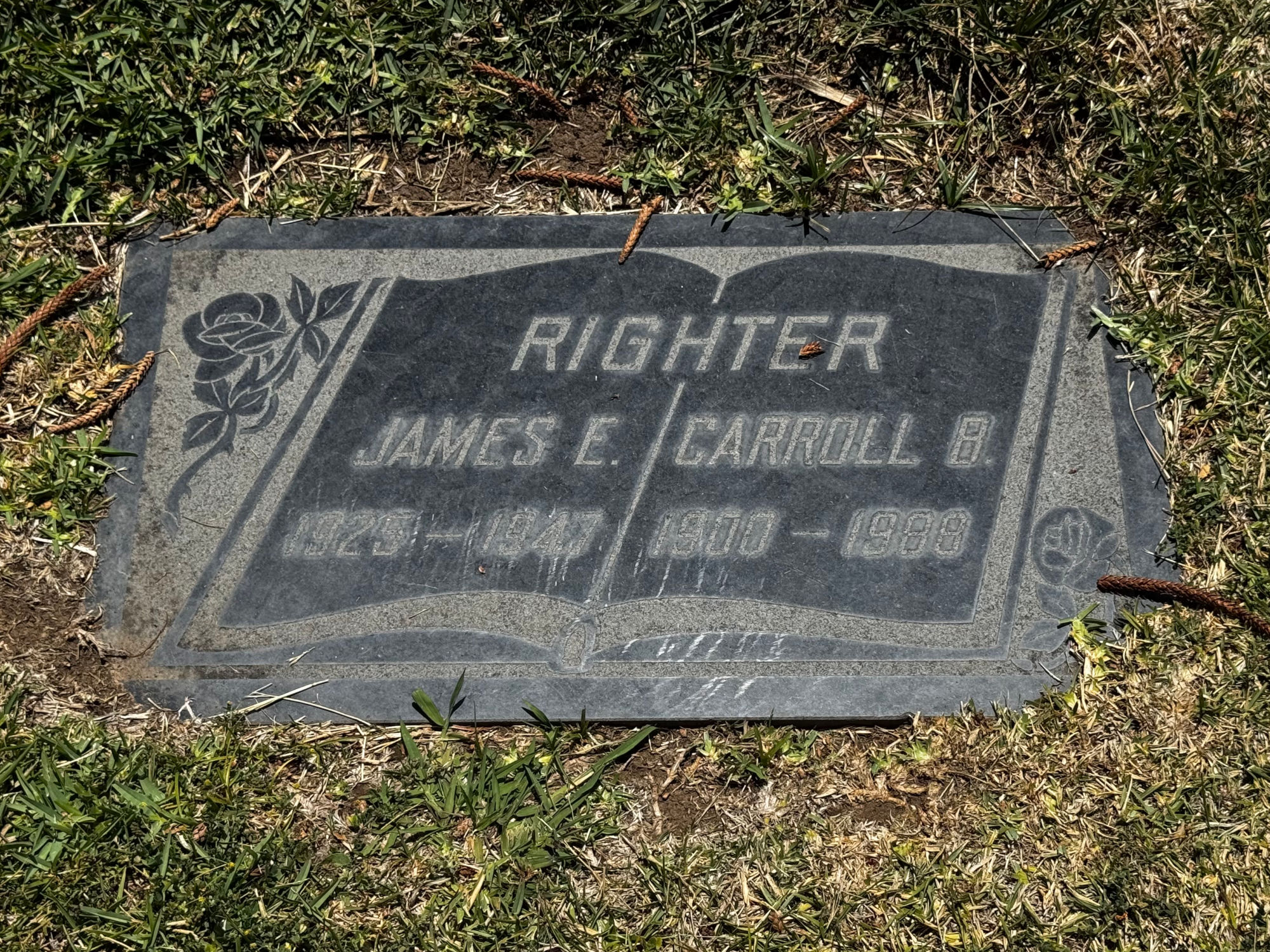 Hollywood Forever Cemetery Carroll Burch Righter