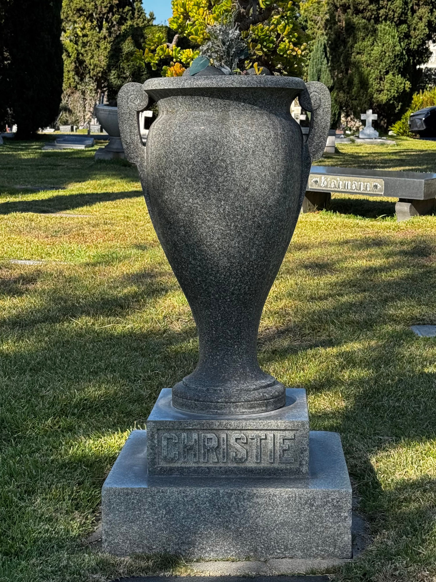 Hollywood Forever Cemetery Charles H.V. Christie