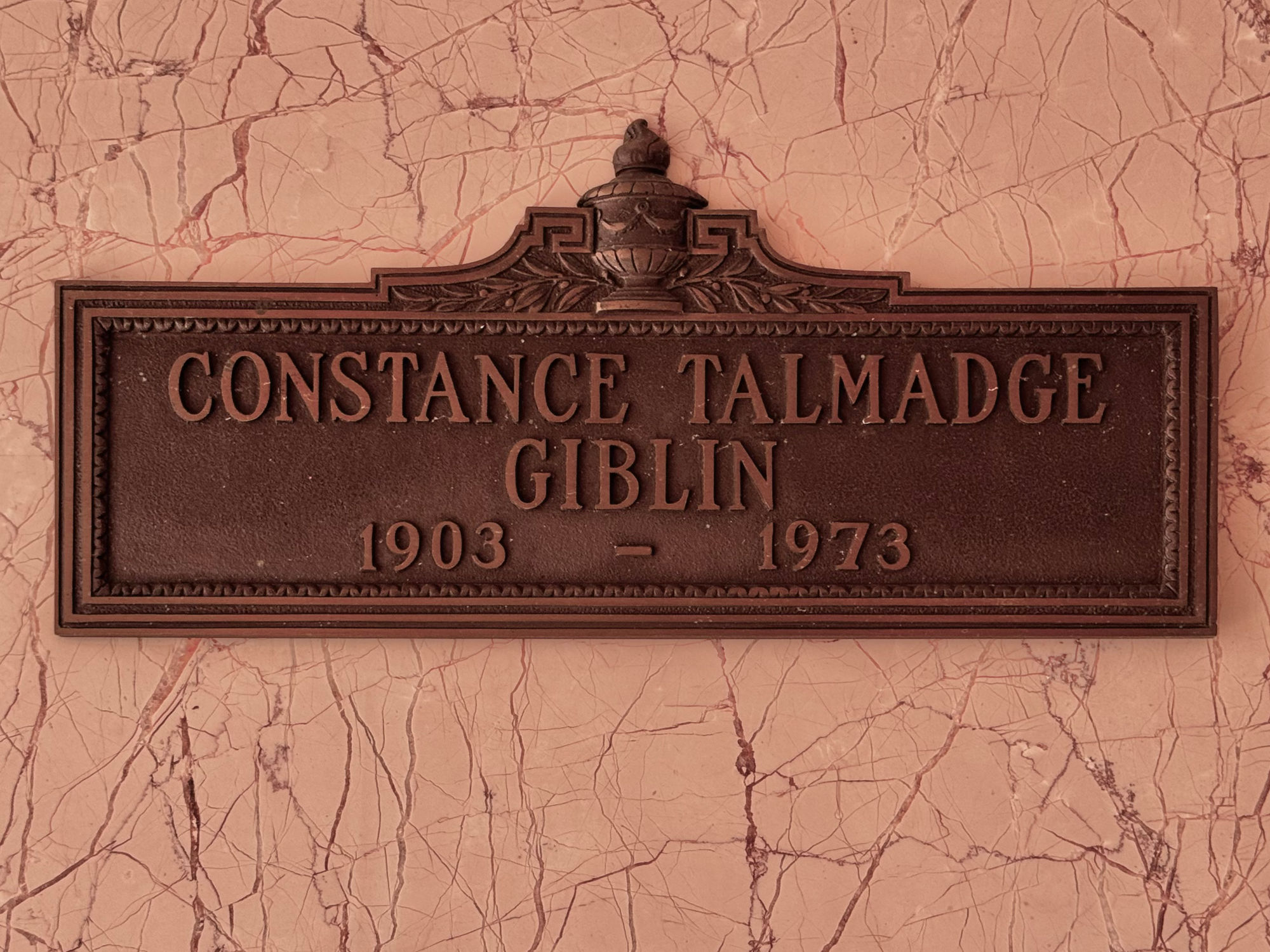 Hollywood Forever Cemetery Constance Alice Talmadge