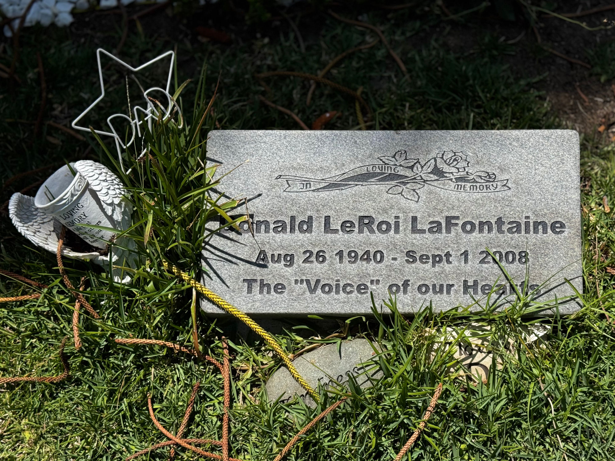 Hollywood Forever Cemetery Donald Leroy La Fontaine