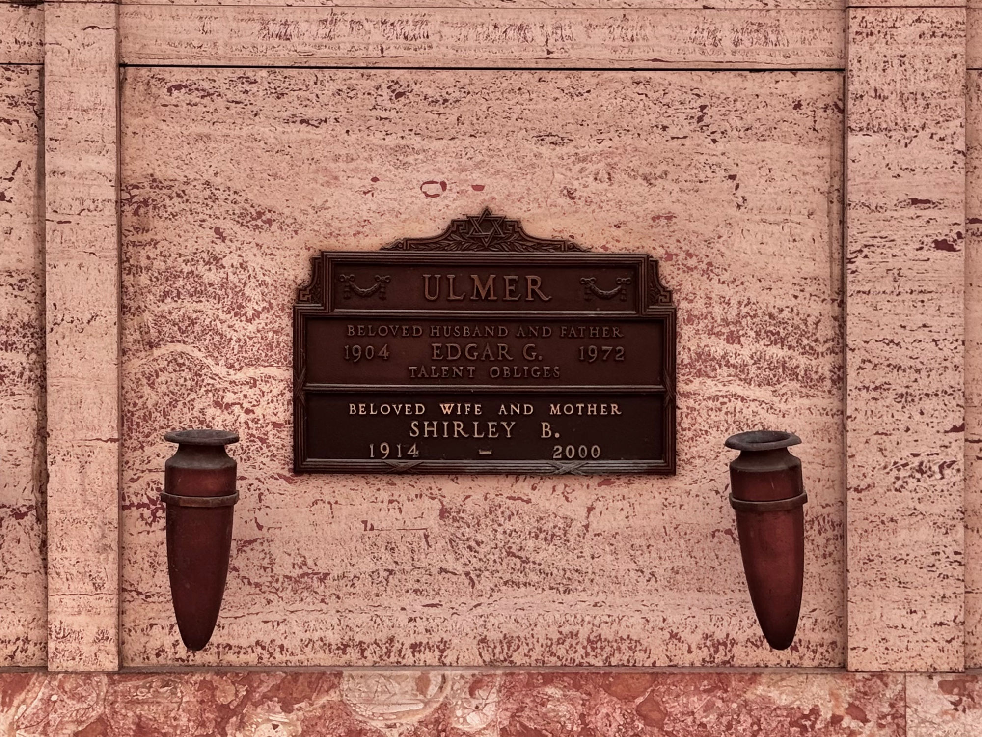 Hollywood Forever Cemetery Edgar Georg Ulmer