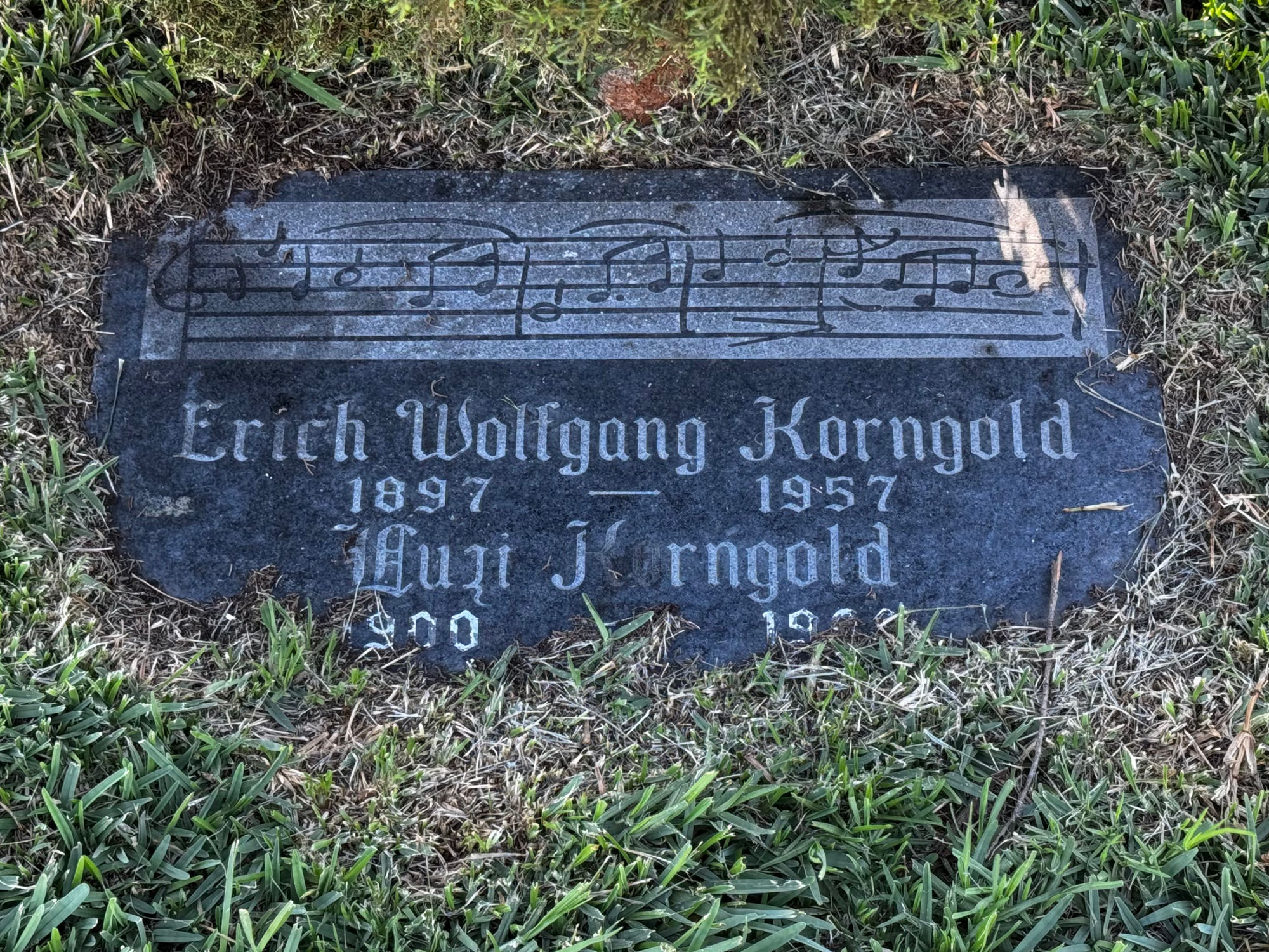 Hollywood Forever Cemetery Erich Wolfgang Korngold