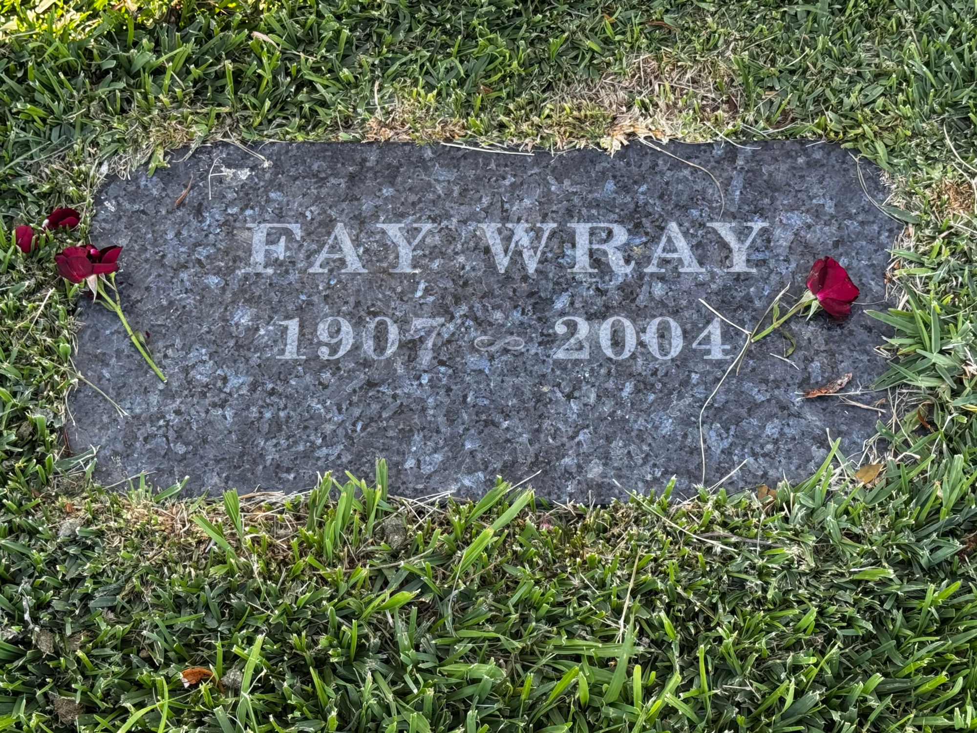 Hollywood Forever Cemetery Vina Fay Wray