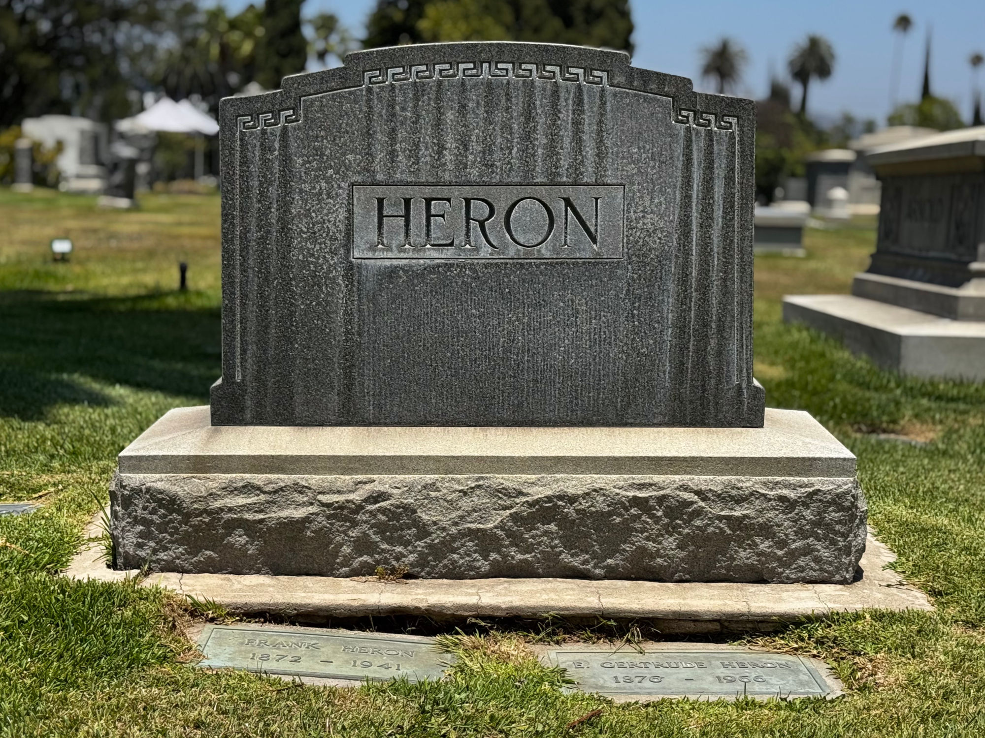 Hollywood Forever Cemetery Frank Heron