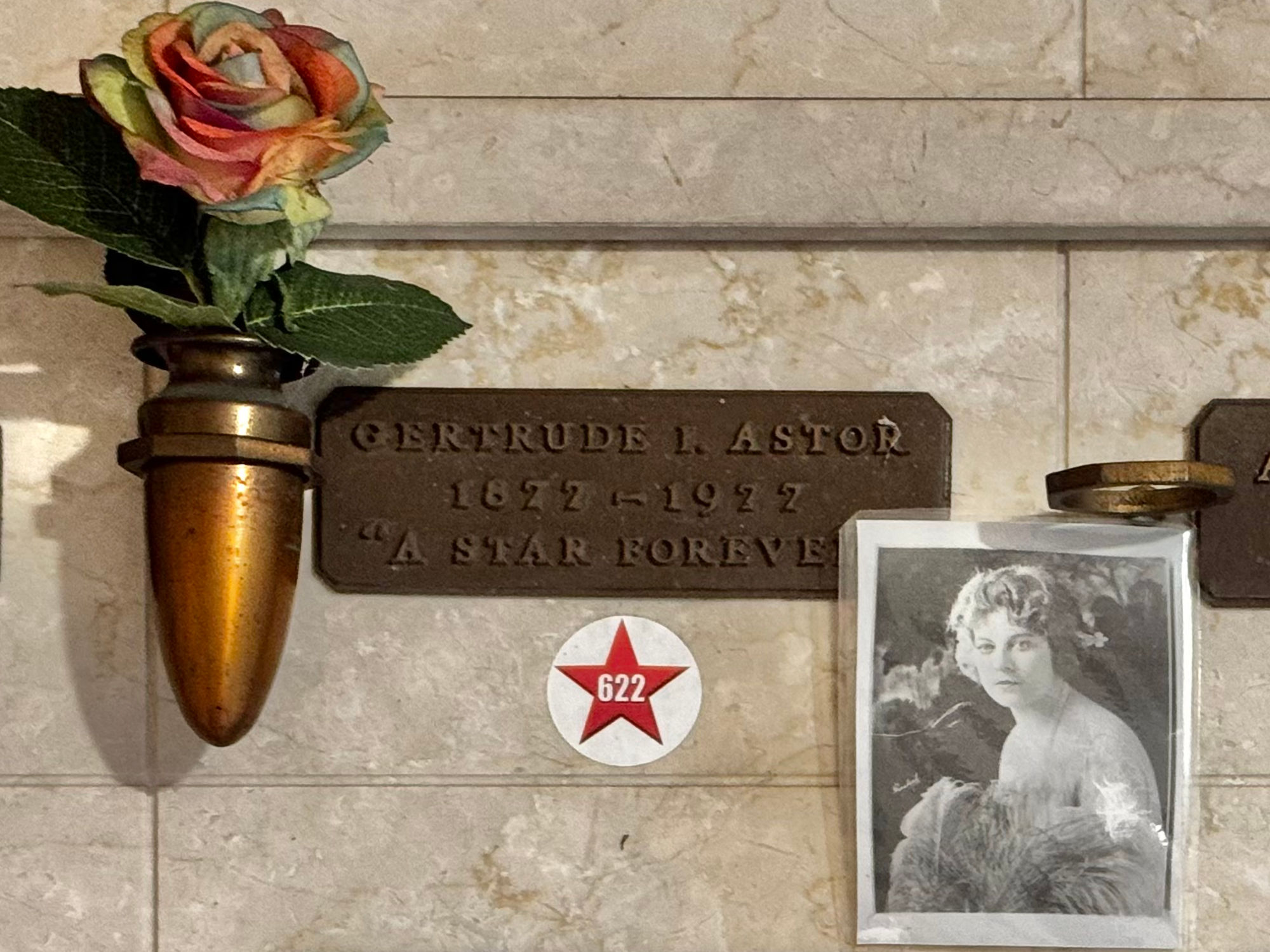 Hollywood Forever Cemetery Gertrude Irene Astor