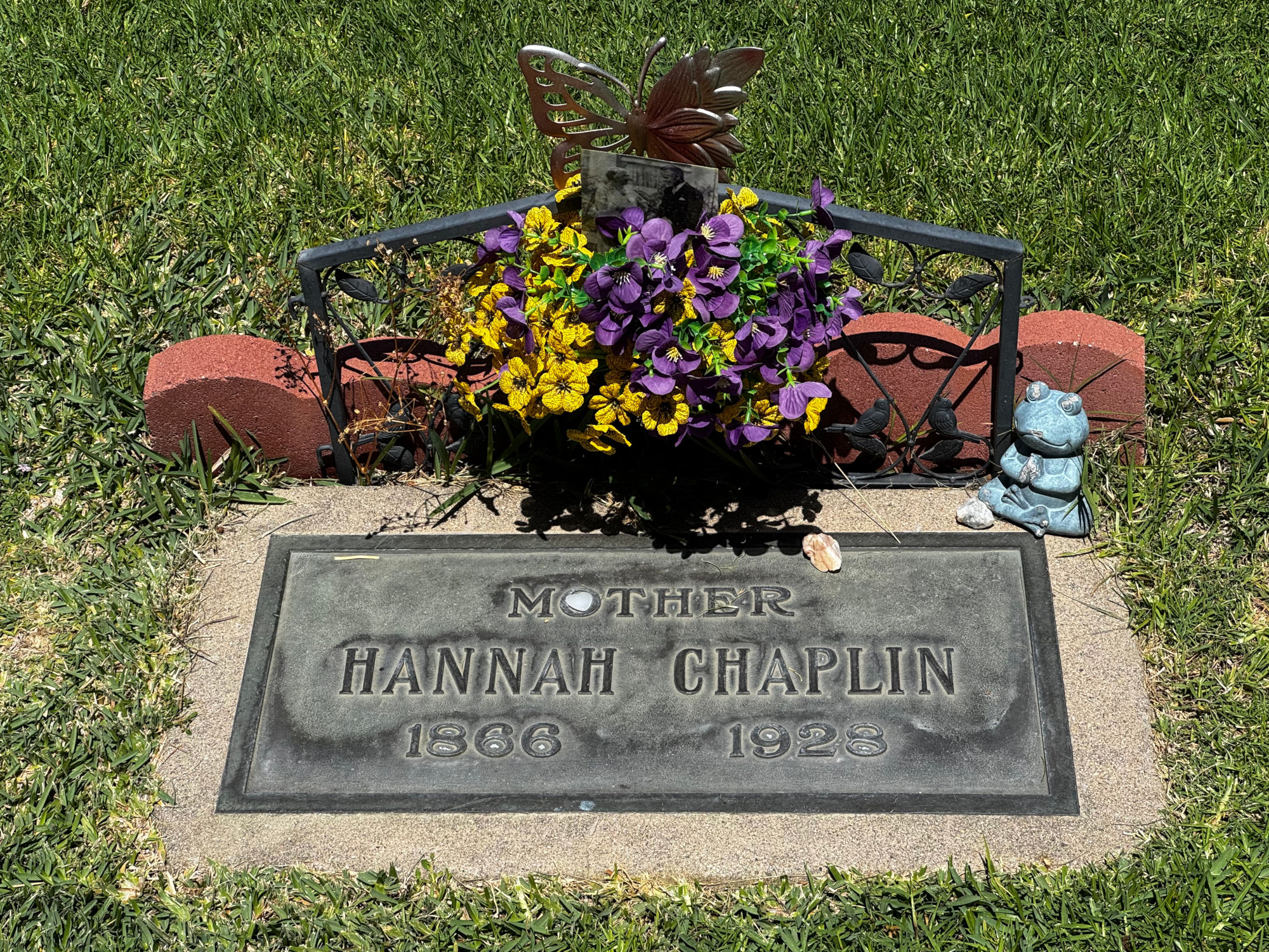 Hollywood Forever Cemetery Hannah Harriet Pedlingham Hill Chaplin