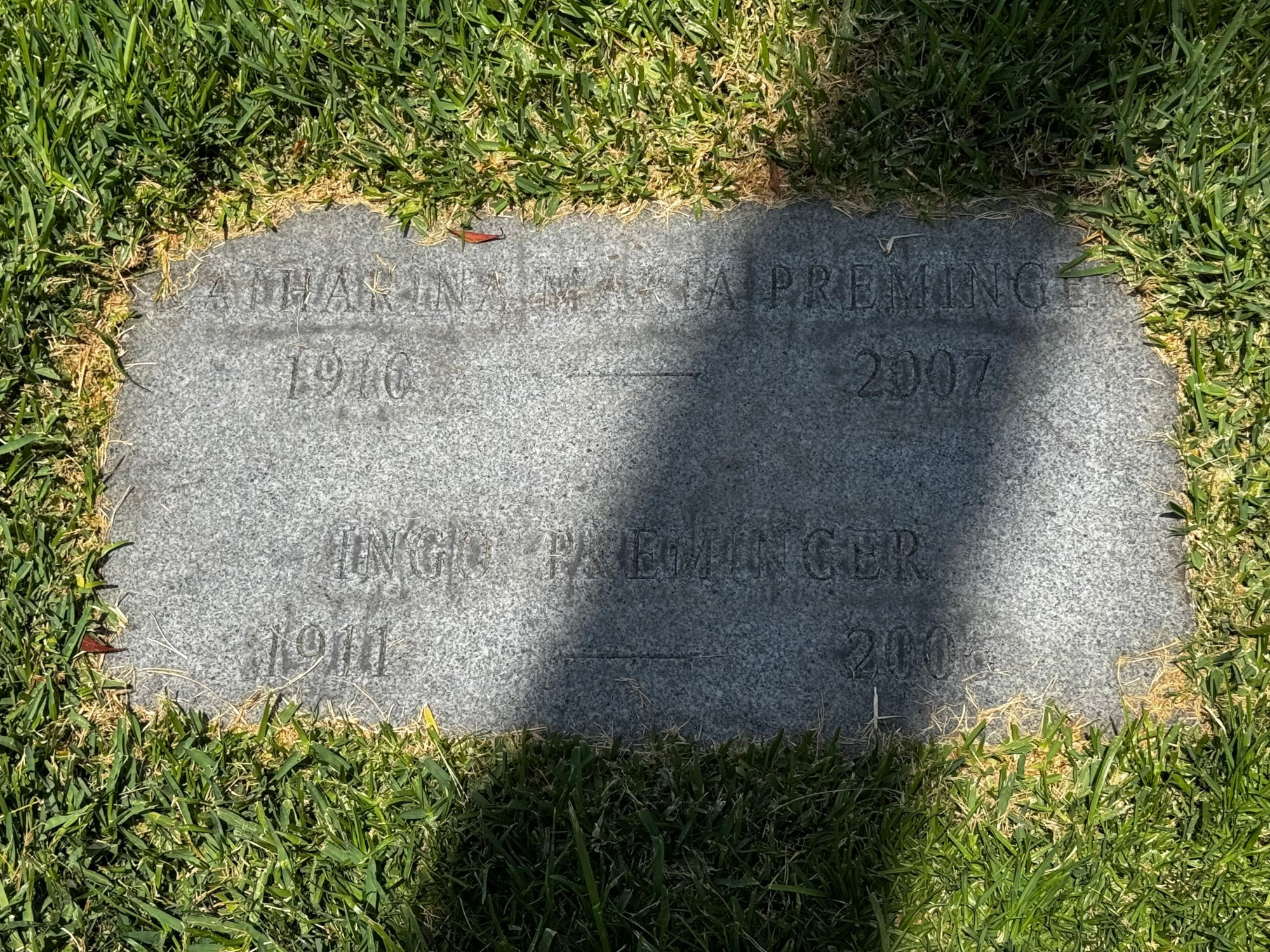 Hollywood Forever Cemetery Ingwald Preminger