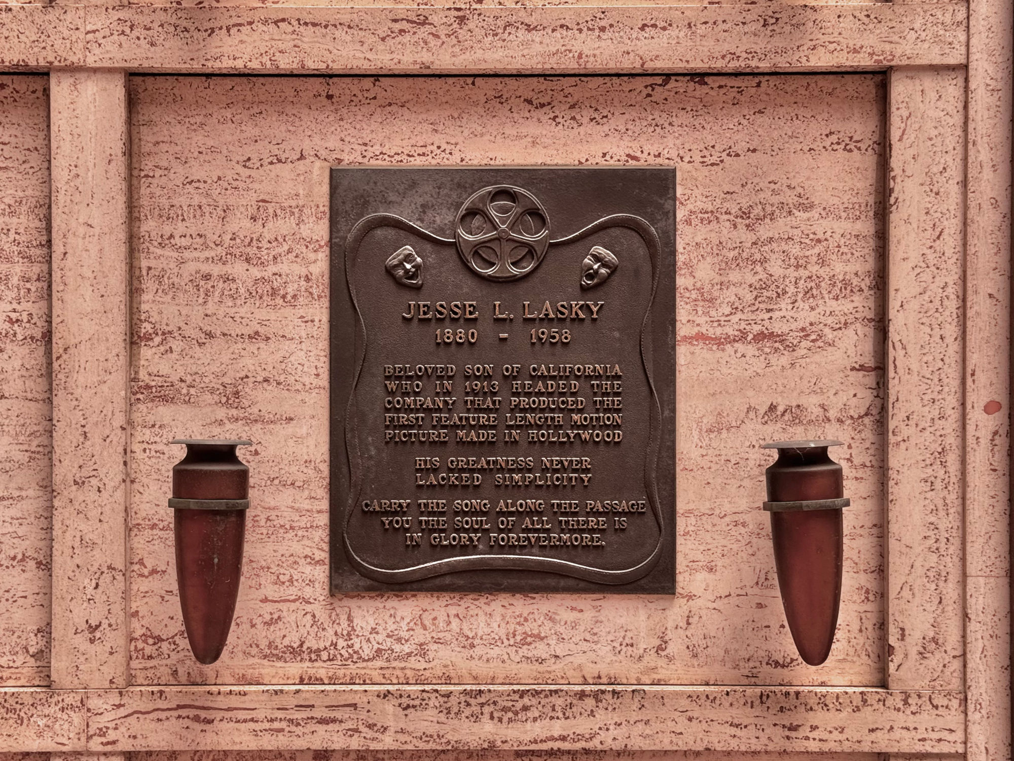 Hollywood Forever Cemetery Jesse Louis Lasky