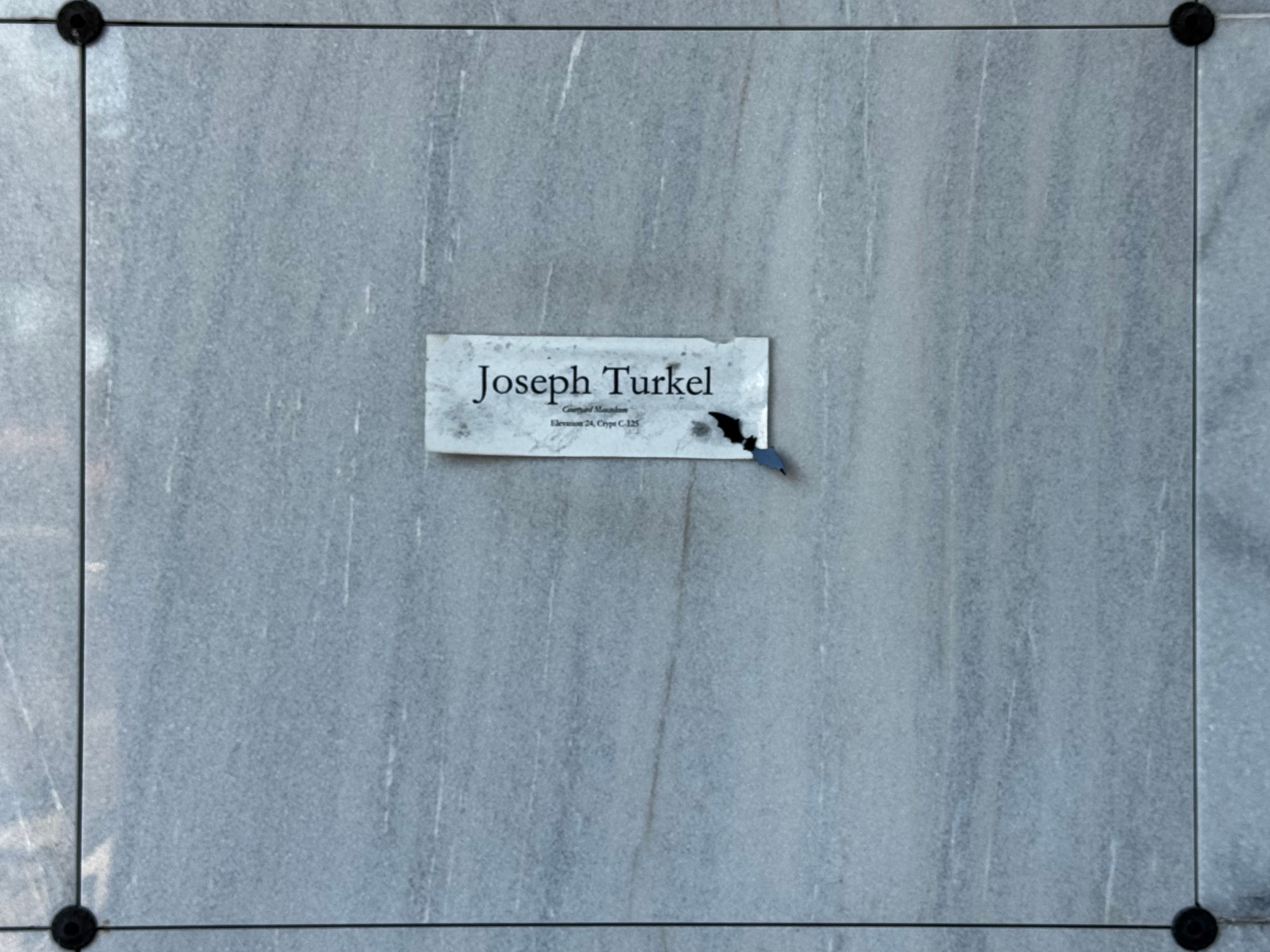 Hollywood Forever Cemetery Joseph Turkell