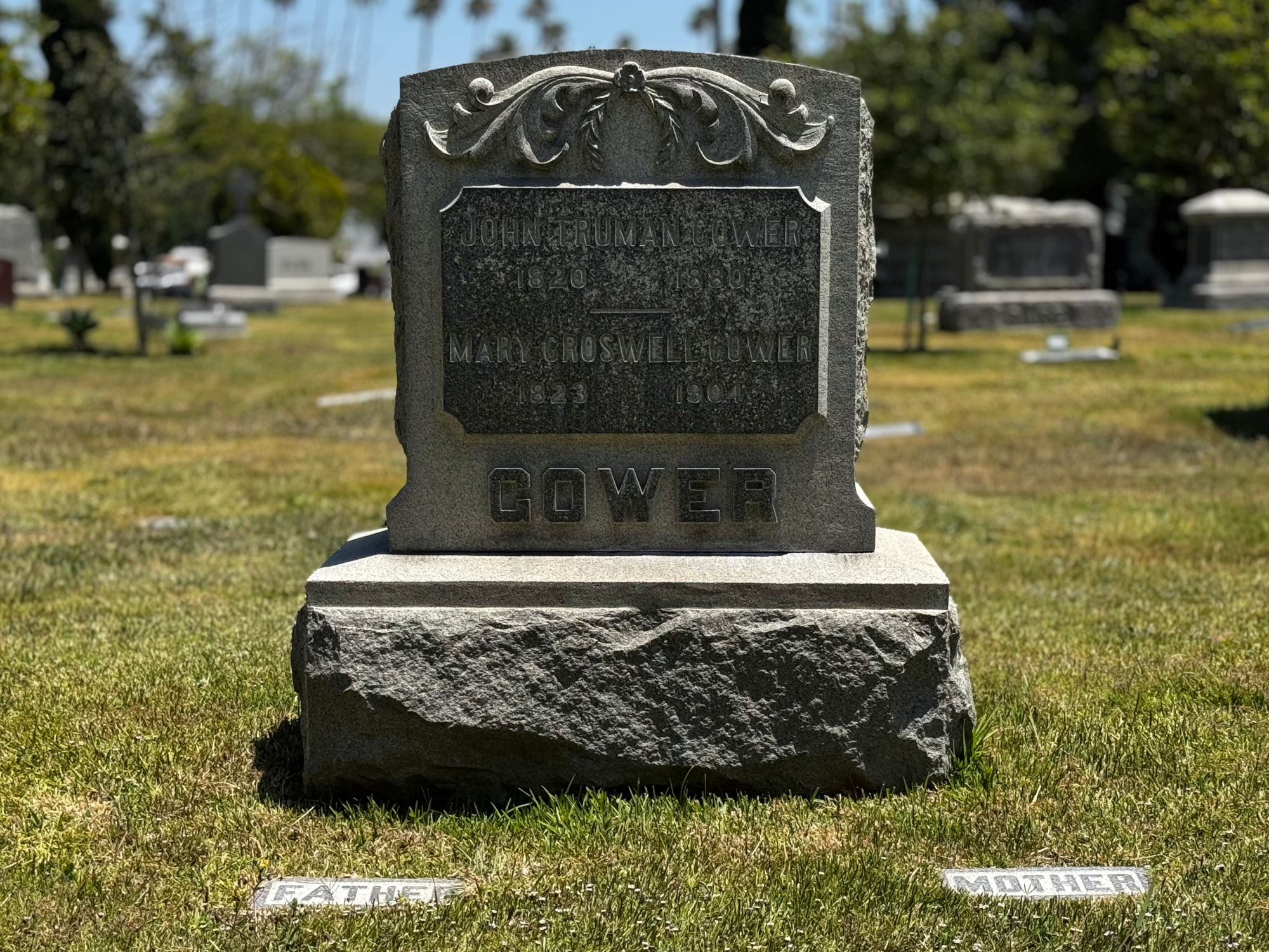 Hollywood Forever Cemetery John Truman Gower