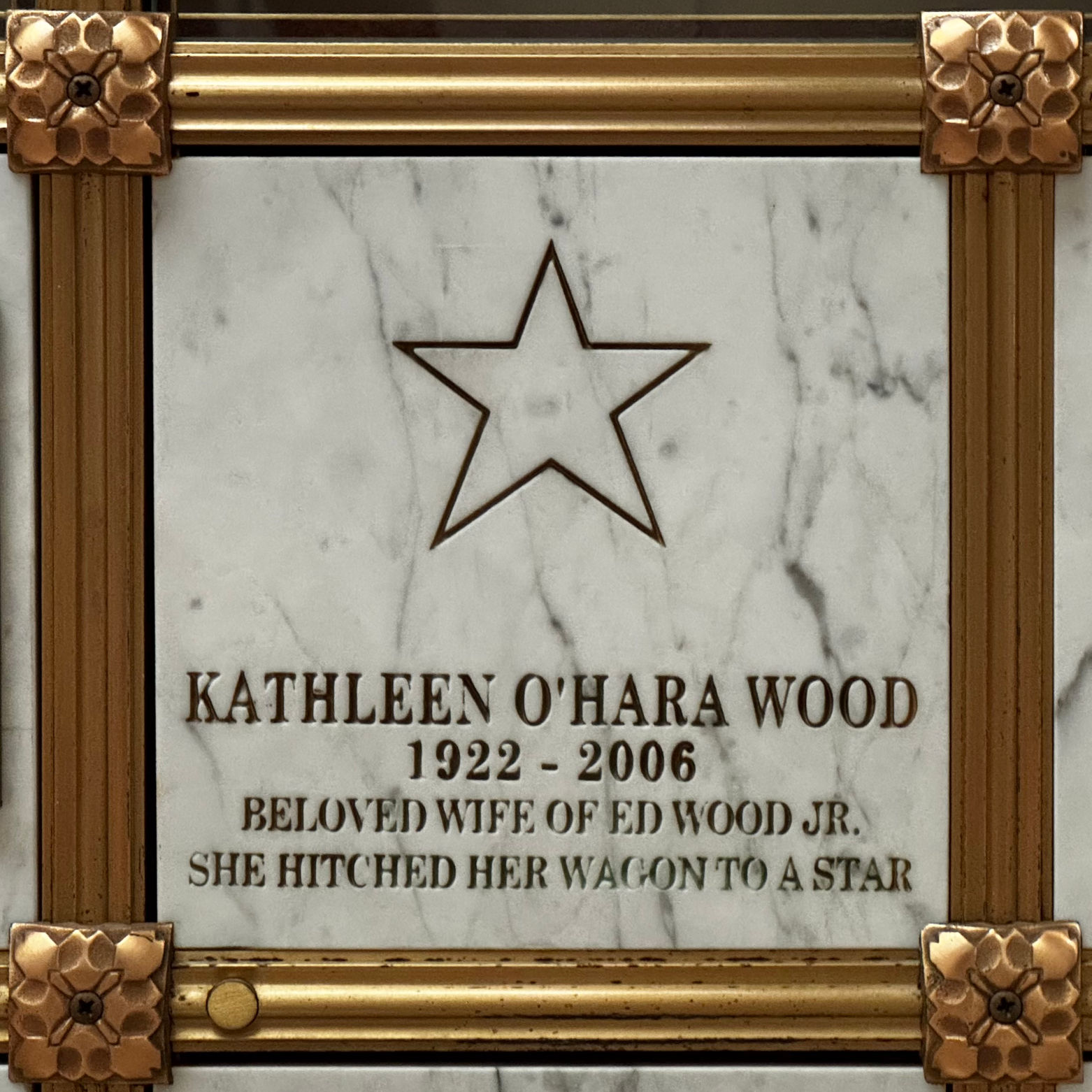 Hollywood Forever Cemetery Kathleen O'Hara Everett