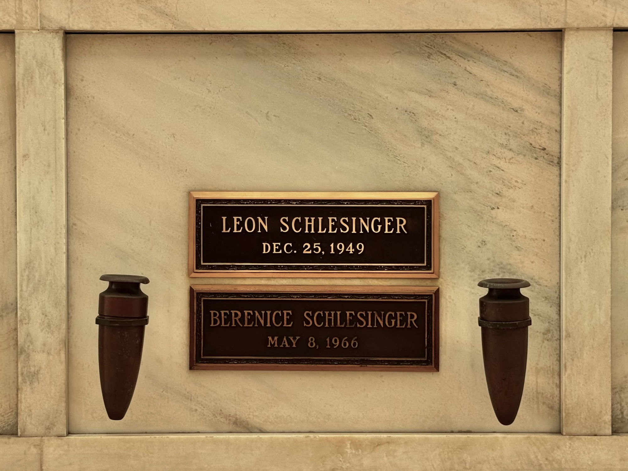 Hollywood Forever Cemetery Leon Schlesinger