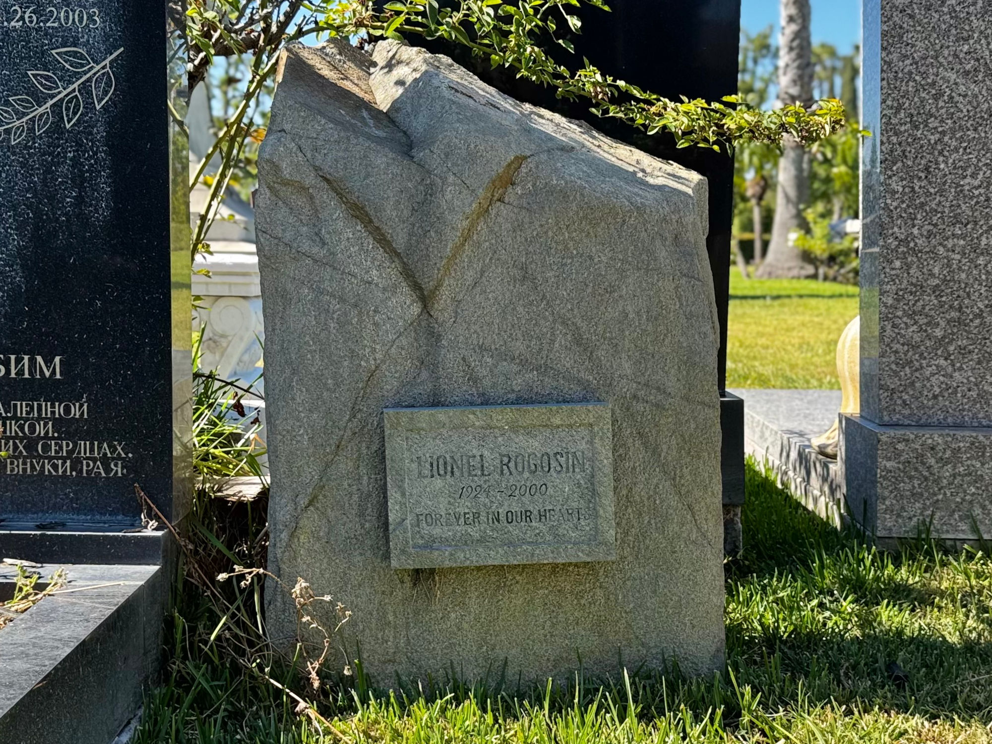Hollywood Forever Cemetery Lionel Rogosin