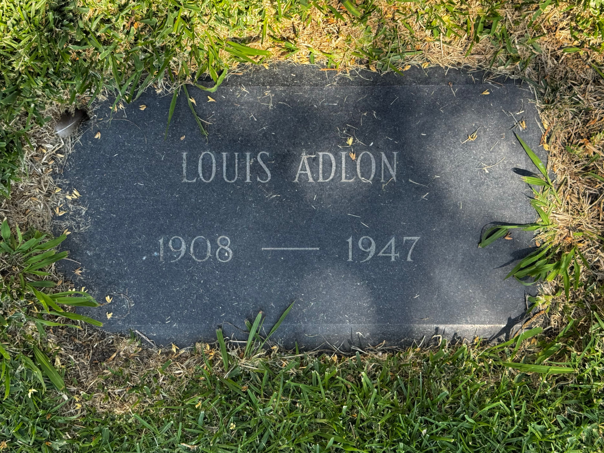 Hollywood Forever Cemetery Louis Adlon