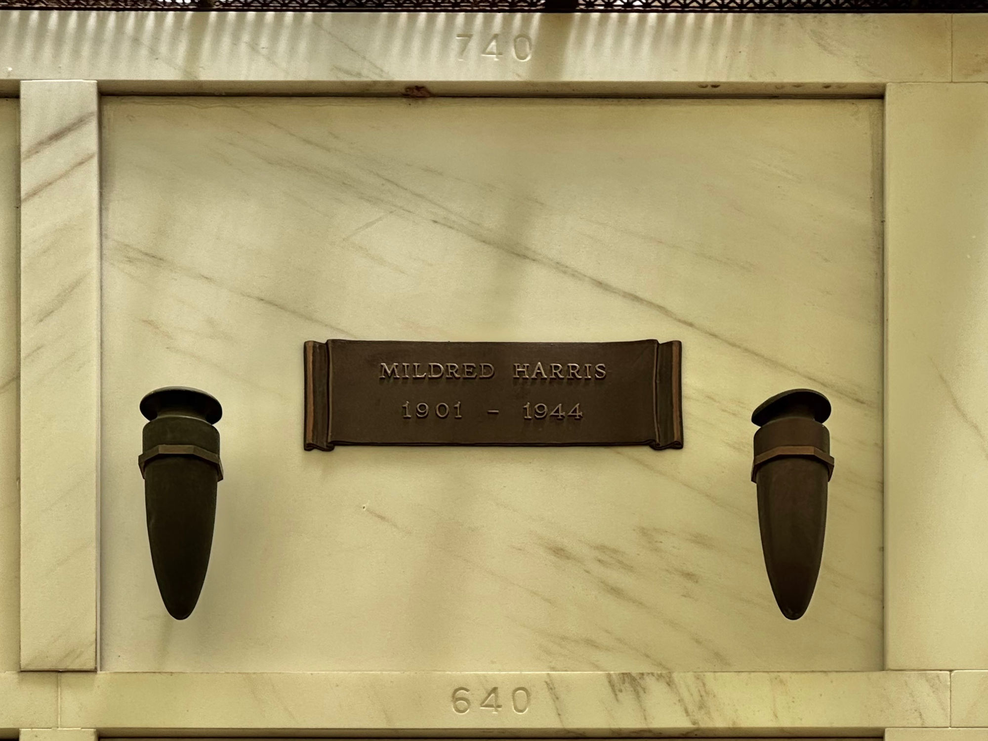 Hollywood Forever Cemetery Mildred Harris Chaplin