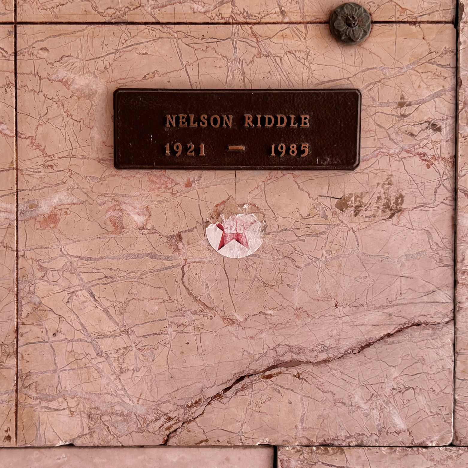 Hollywood Forever Cemetery Nelson Smock Riddle Jr.