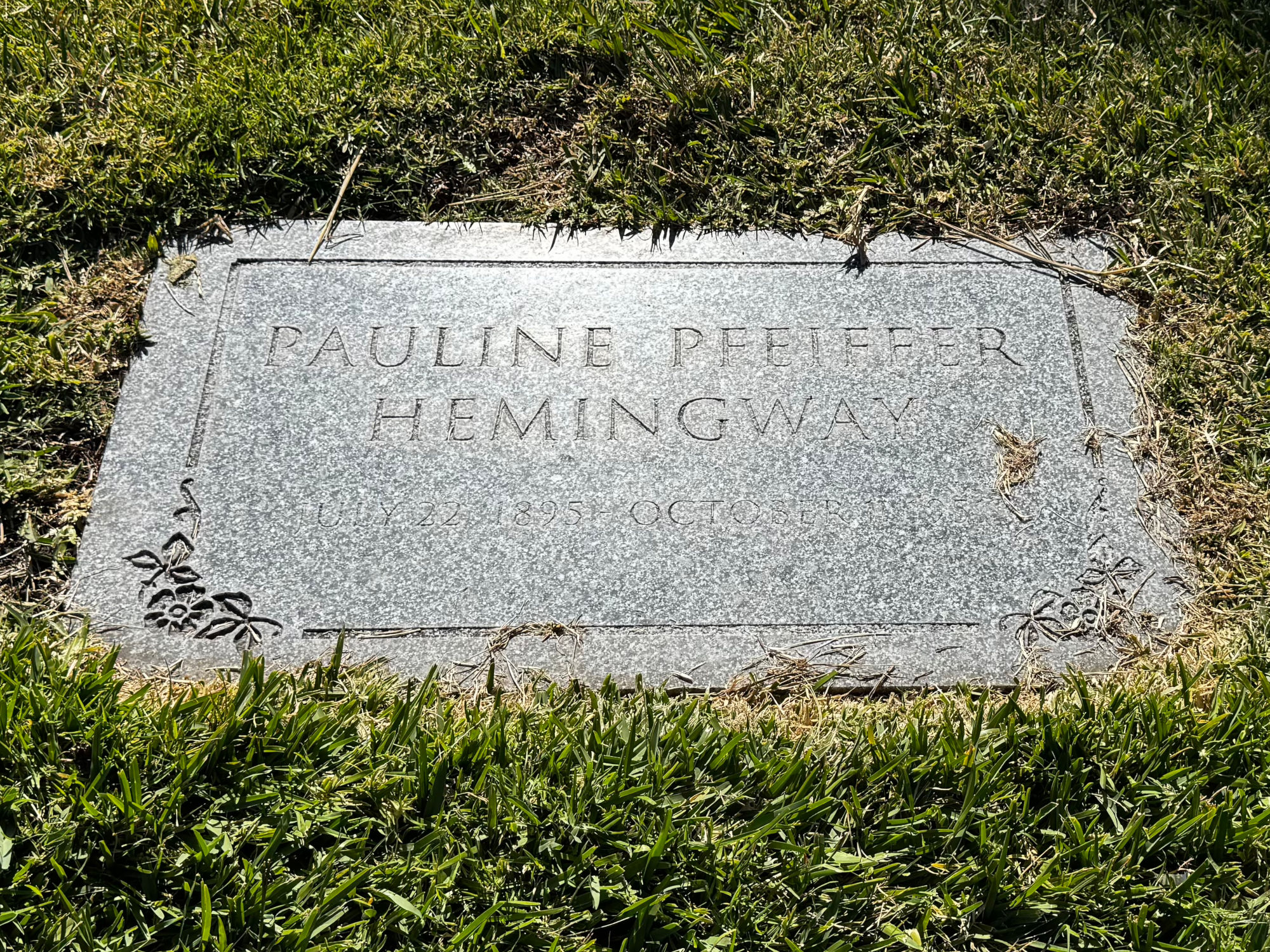 Hollywood Forever Cemetery Pauline Pfeiffer Hemingway
