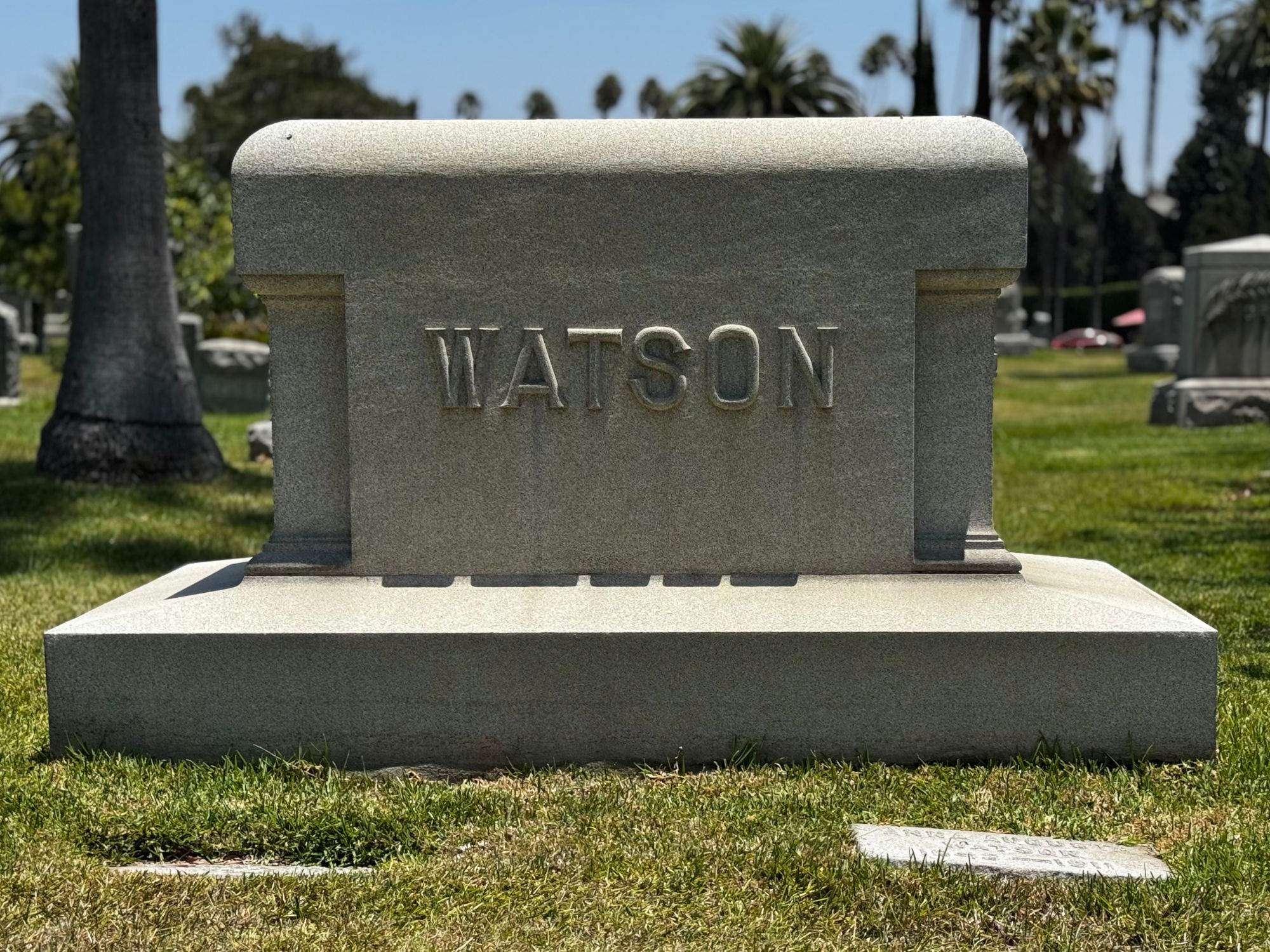 Hollywood Forever Cemetery Samuel H. Watson
