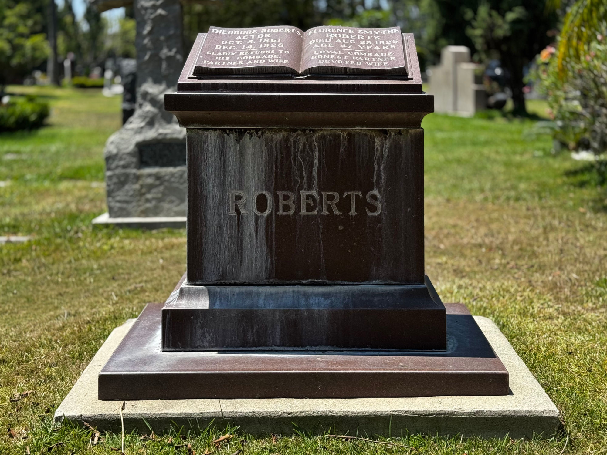 Hollywood Forever Cemetery Theodore Nowlin Roberts
