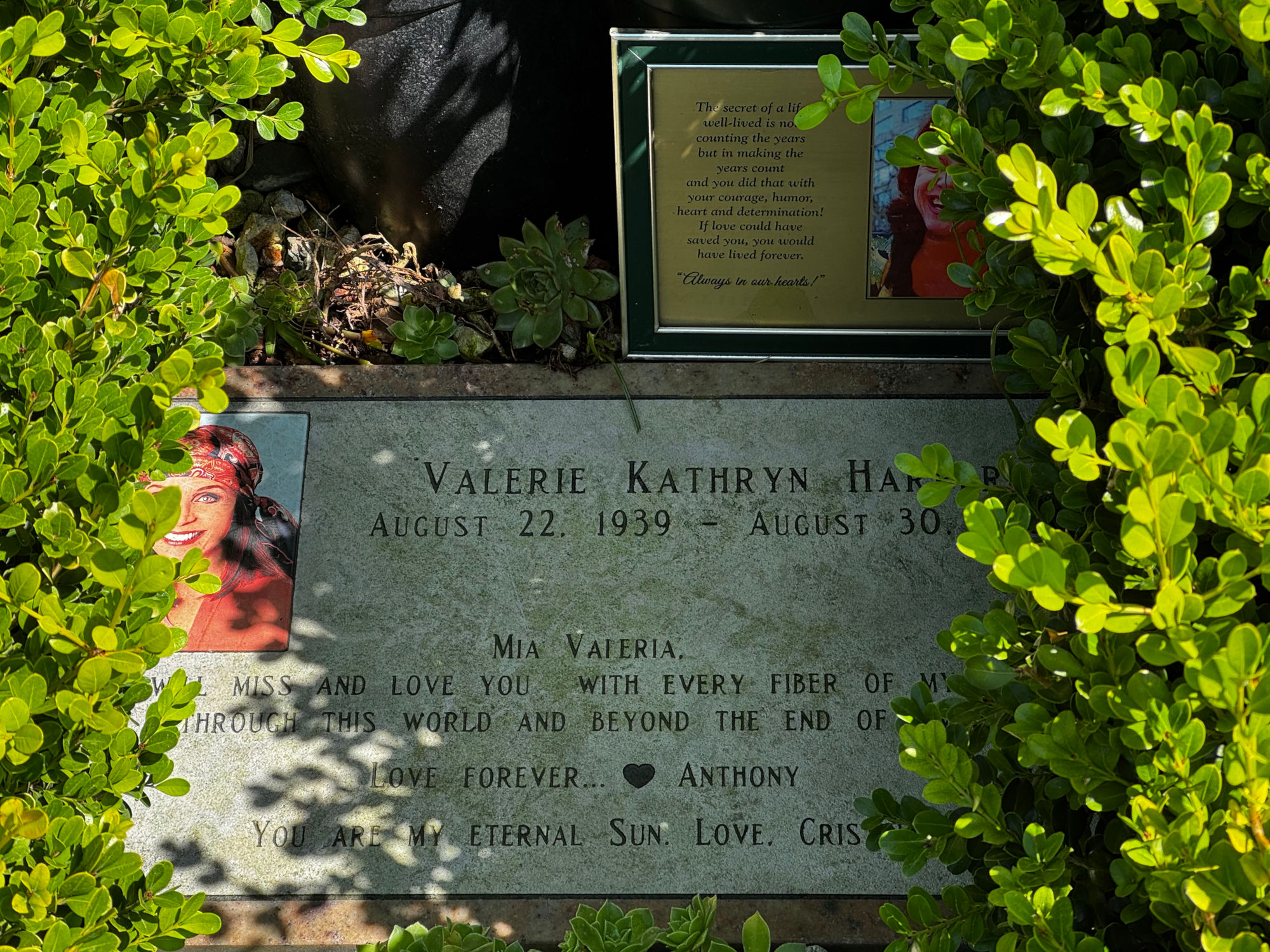 Hollywood Forever Cemetery Valerie Kathryn Harper