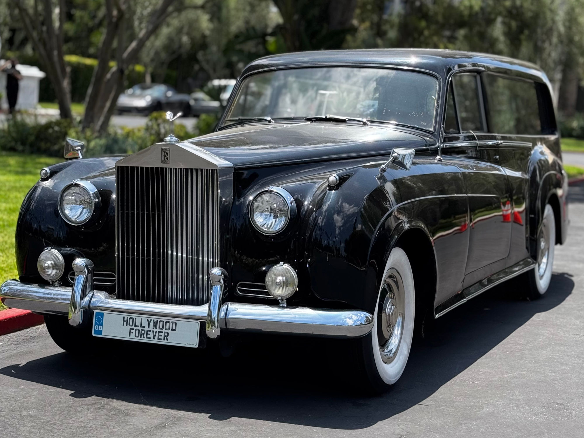 Hollywood Forever Cemetery Vintage Hearse