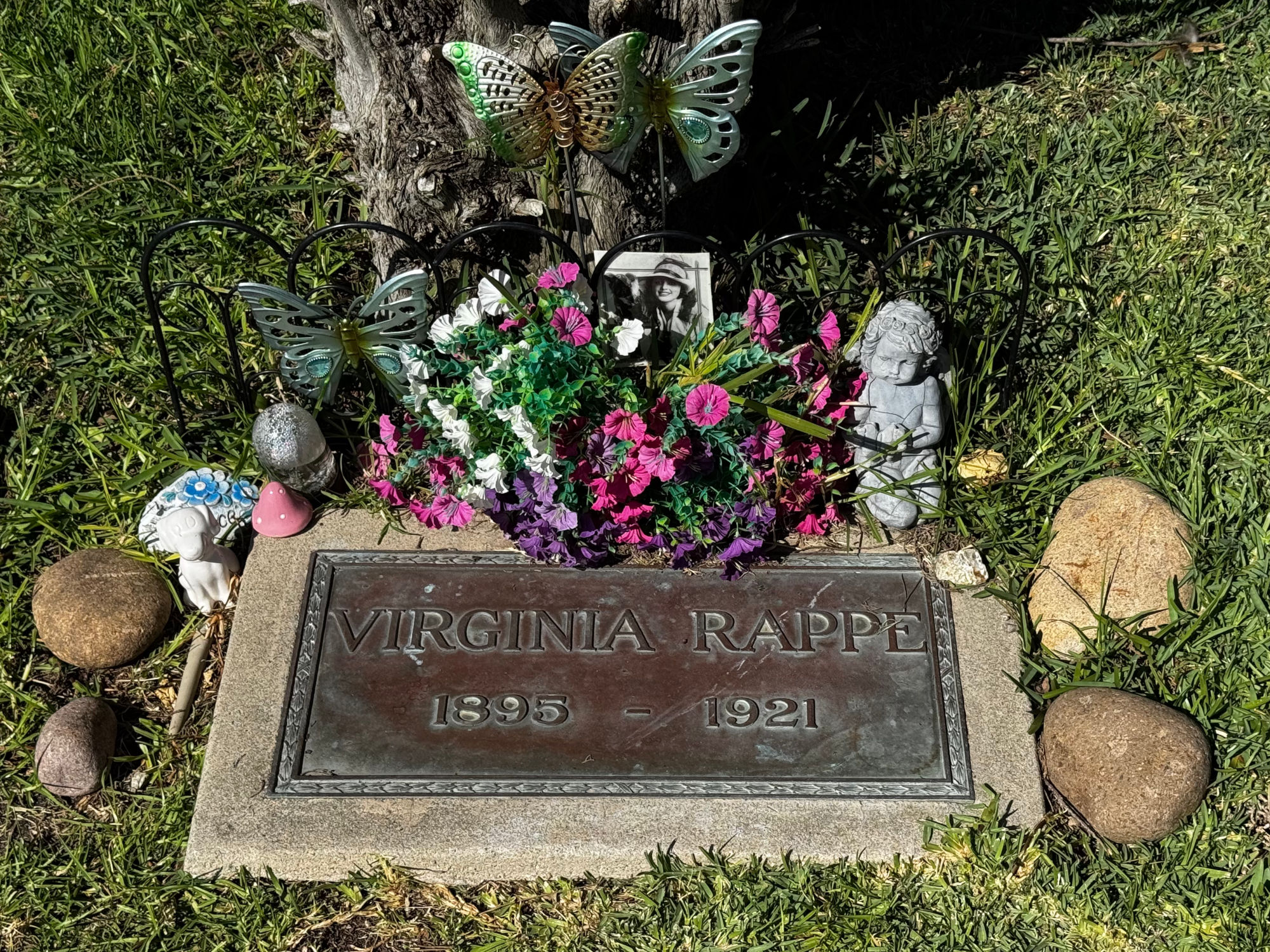Hollywood Forever Cemetery Virginia Caroline Rapp
