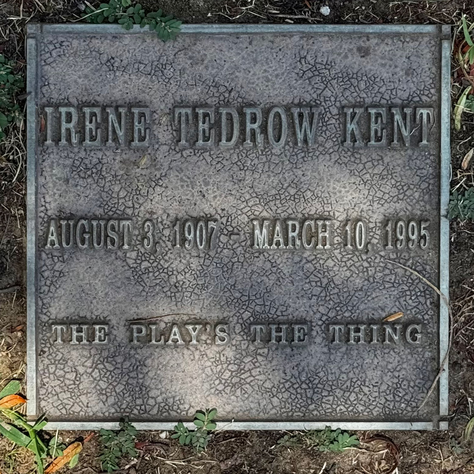Westwood Village Memorial Park Irene Tedrow