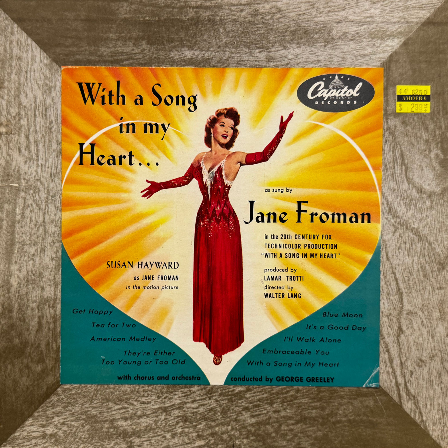 Jane Froman With a Song in My Heart Album Cover