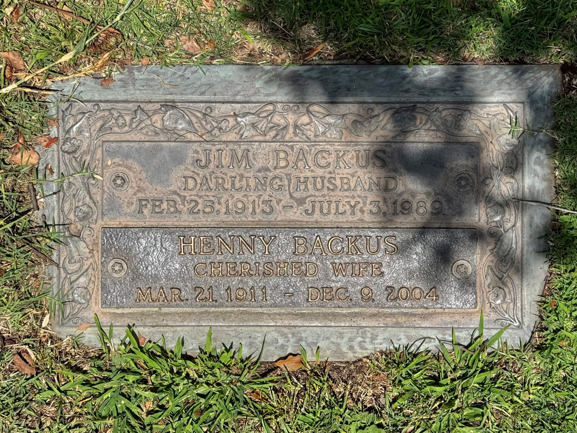 Westwood Village Memorial Park Jim Backus