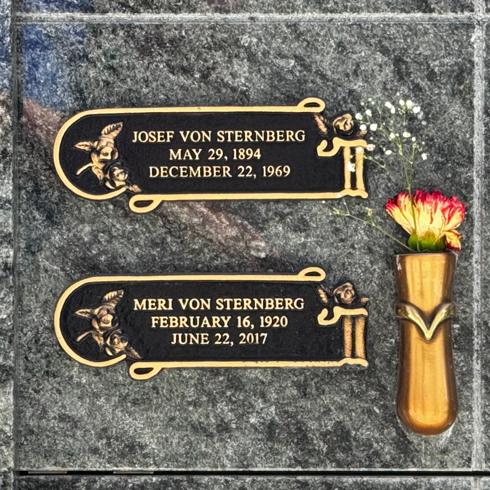 Westwood Village Memorial Park Josef von Sternberg