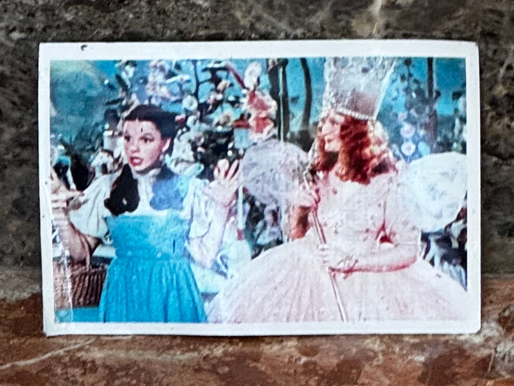 Judy Garland with the Good Witch