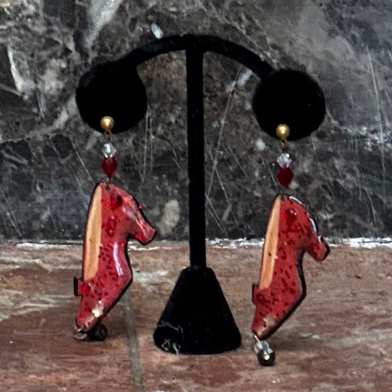 Judy Garland Ruby Slippers Earrings