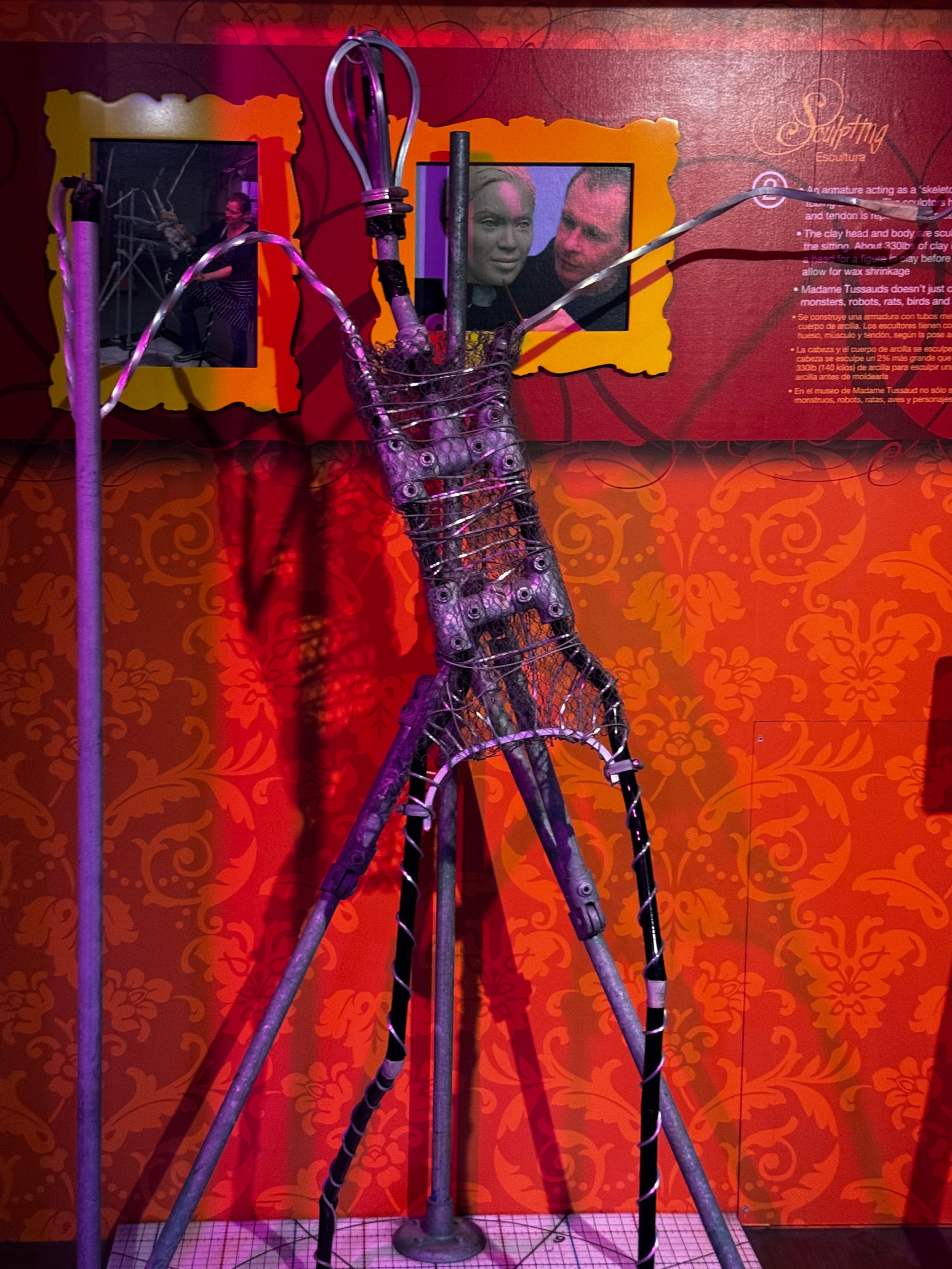 Madame Tussauds Armature Skeleton