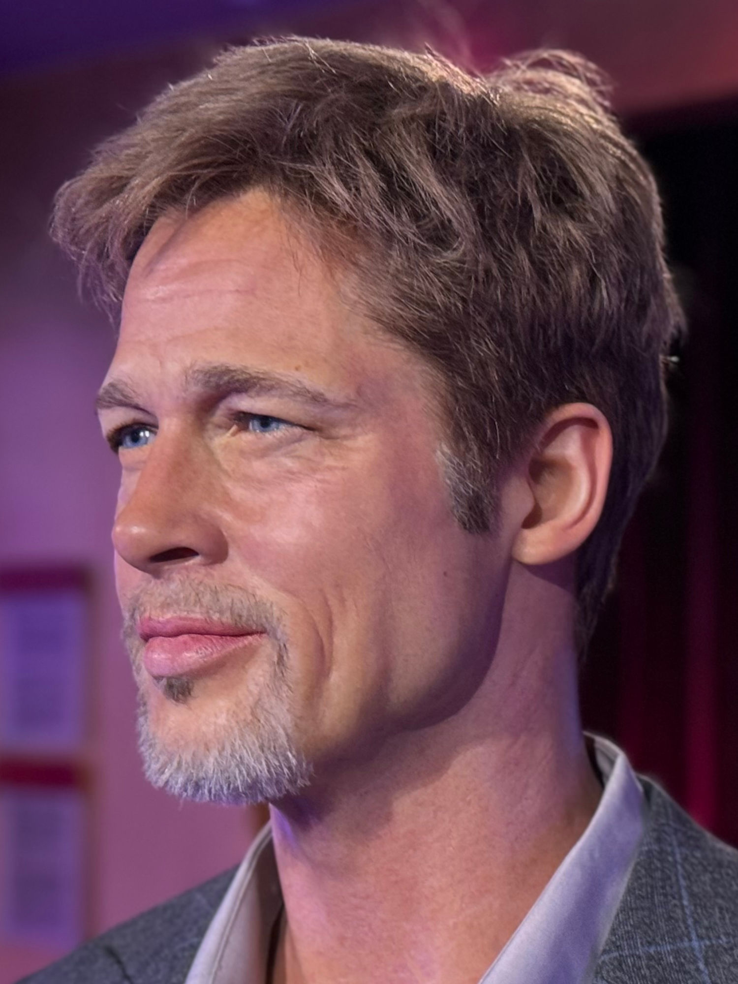 Madame Tussauds Brad Pitt Close Up