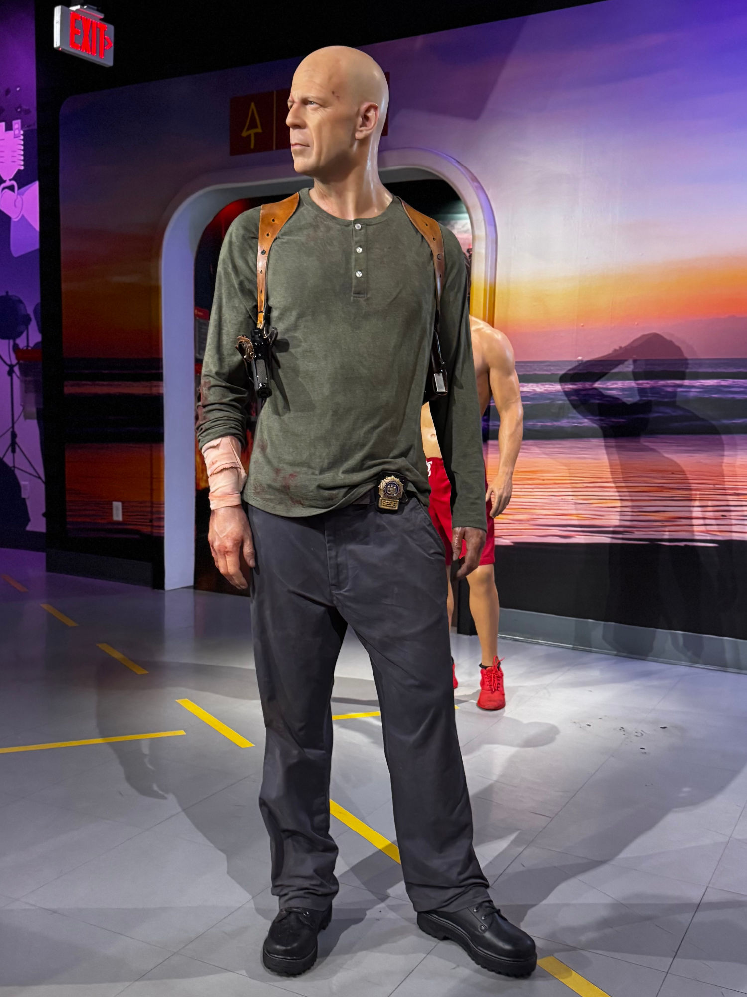Madame Tussauds Bruce Willis Wax Figure