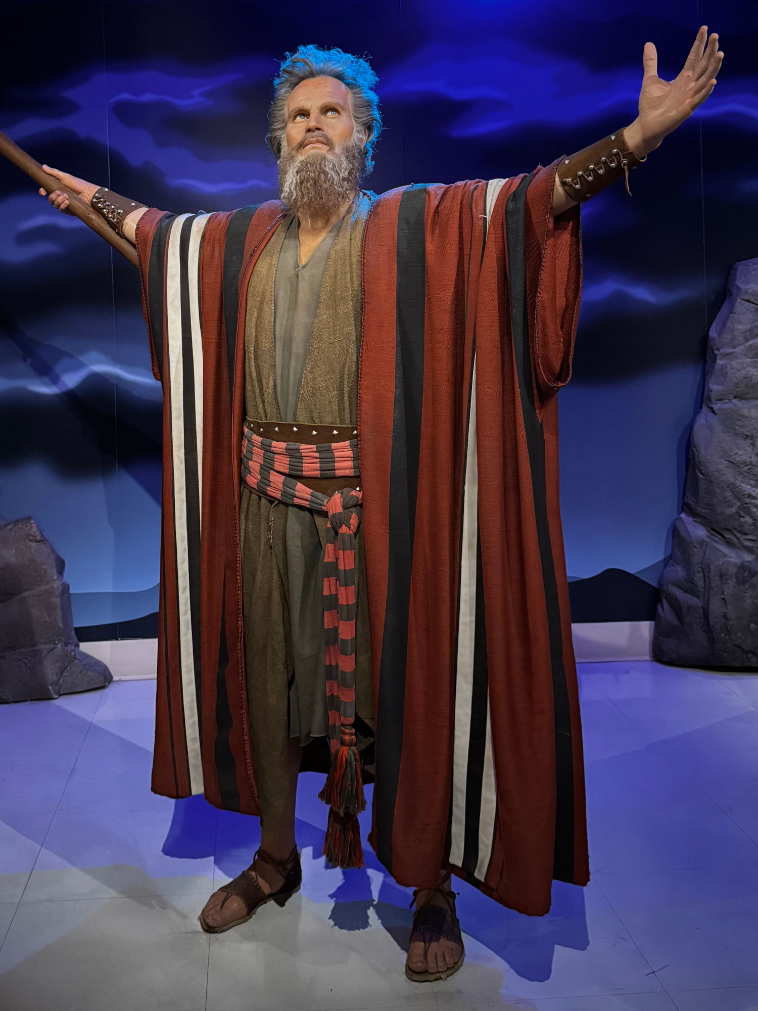Madame Tussauds Charlton Heston Wax Figure