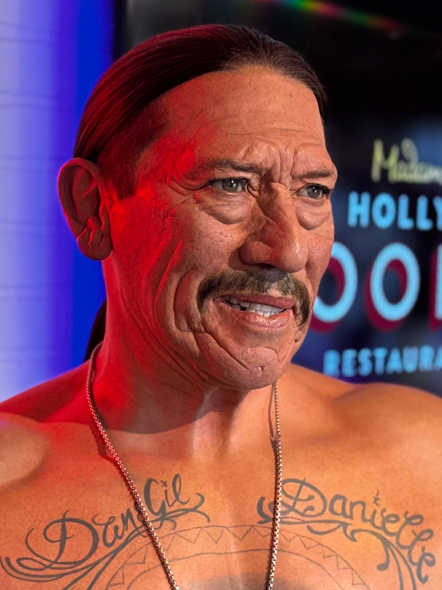Madame Tussauds Danny Trejo Close Up