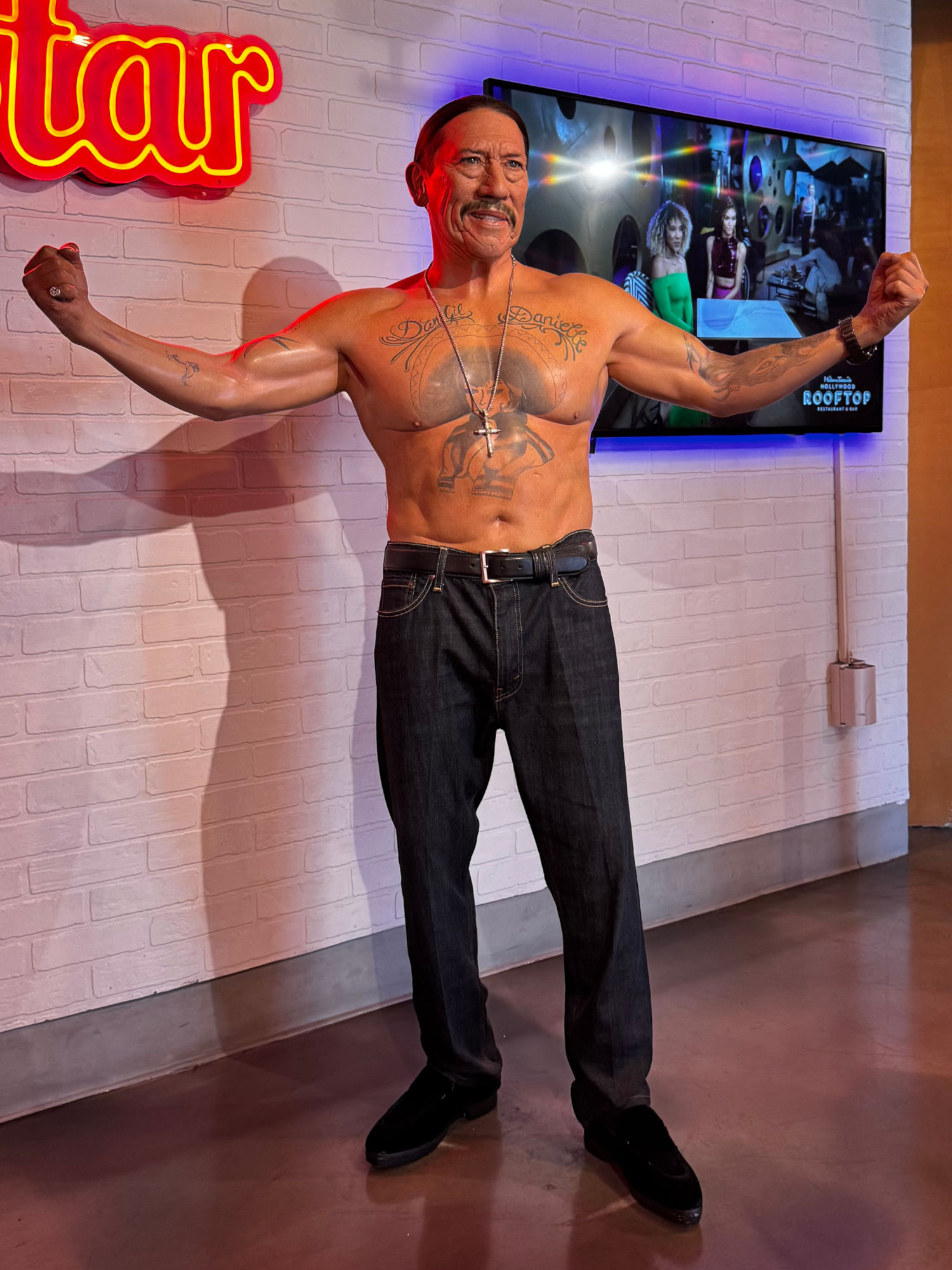 Madame Tussauds Danny Trejo Tattoo