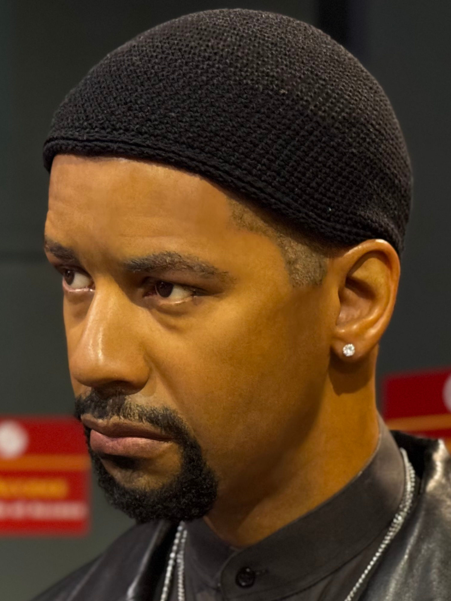 Madame Tussauds Denzel Washington Close-Up