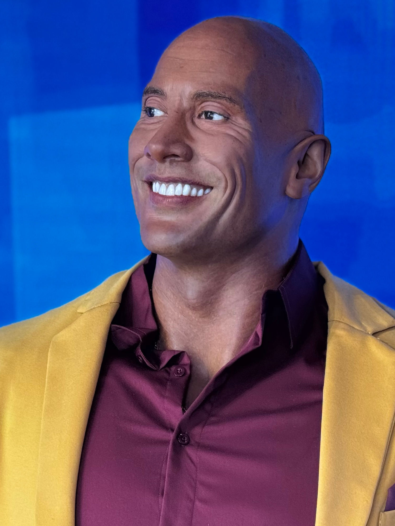 Madame Tussauds Dwayne Johnson Close Up