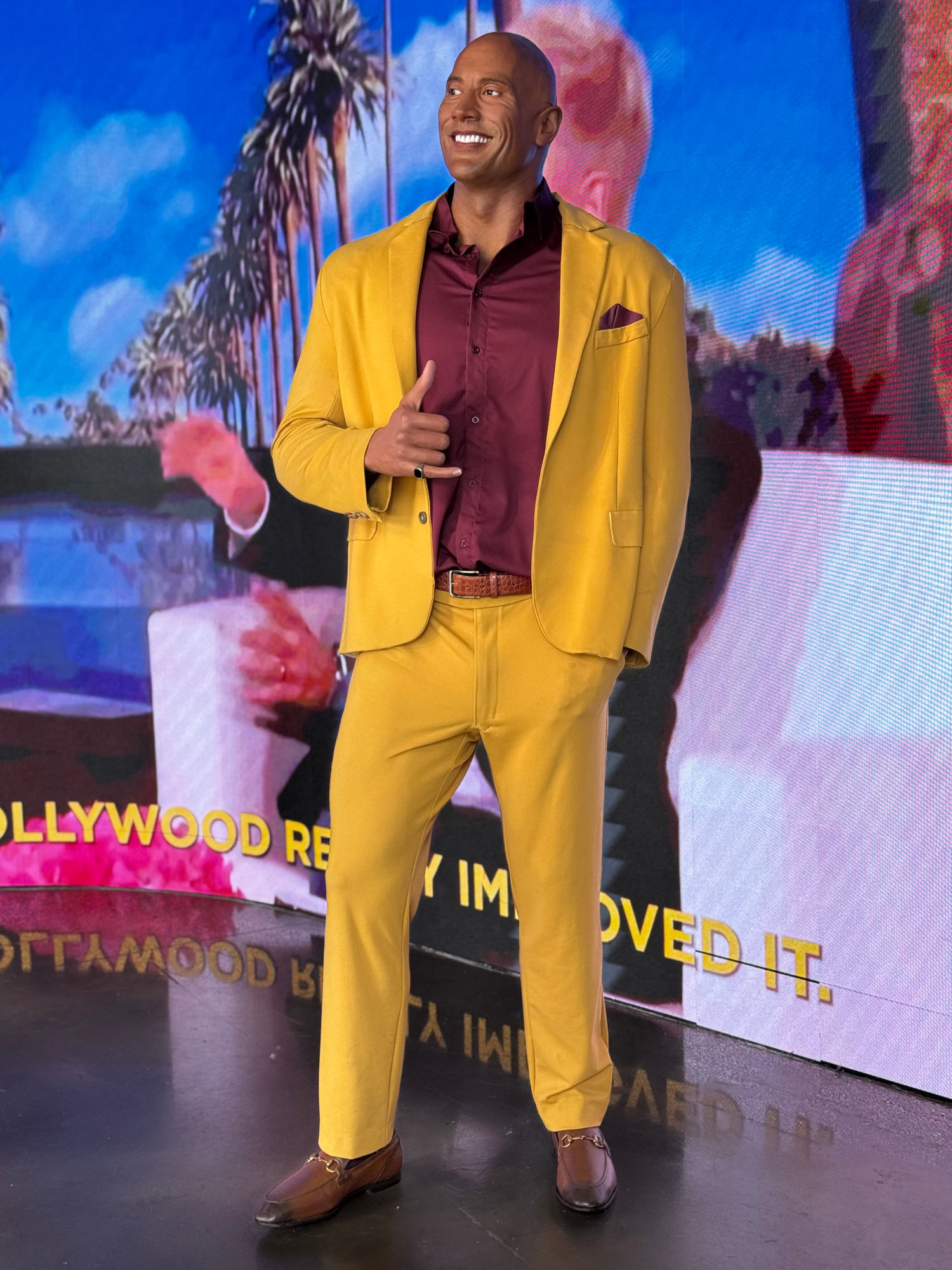 Madame Tussauds Dwayne the Rock Johnson