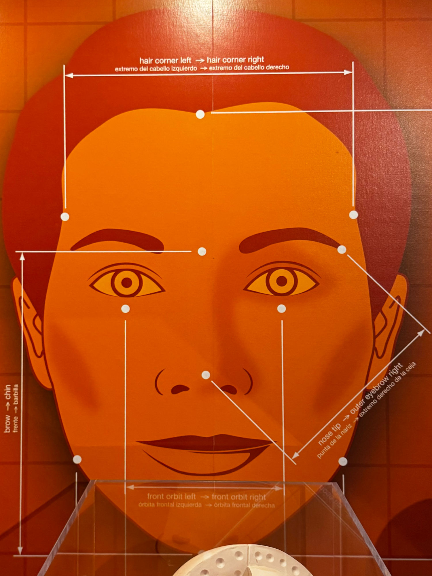 Madame Tussauds Face Measuring