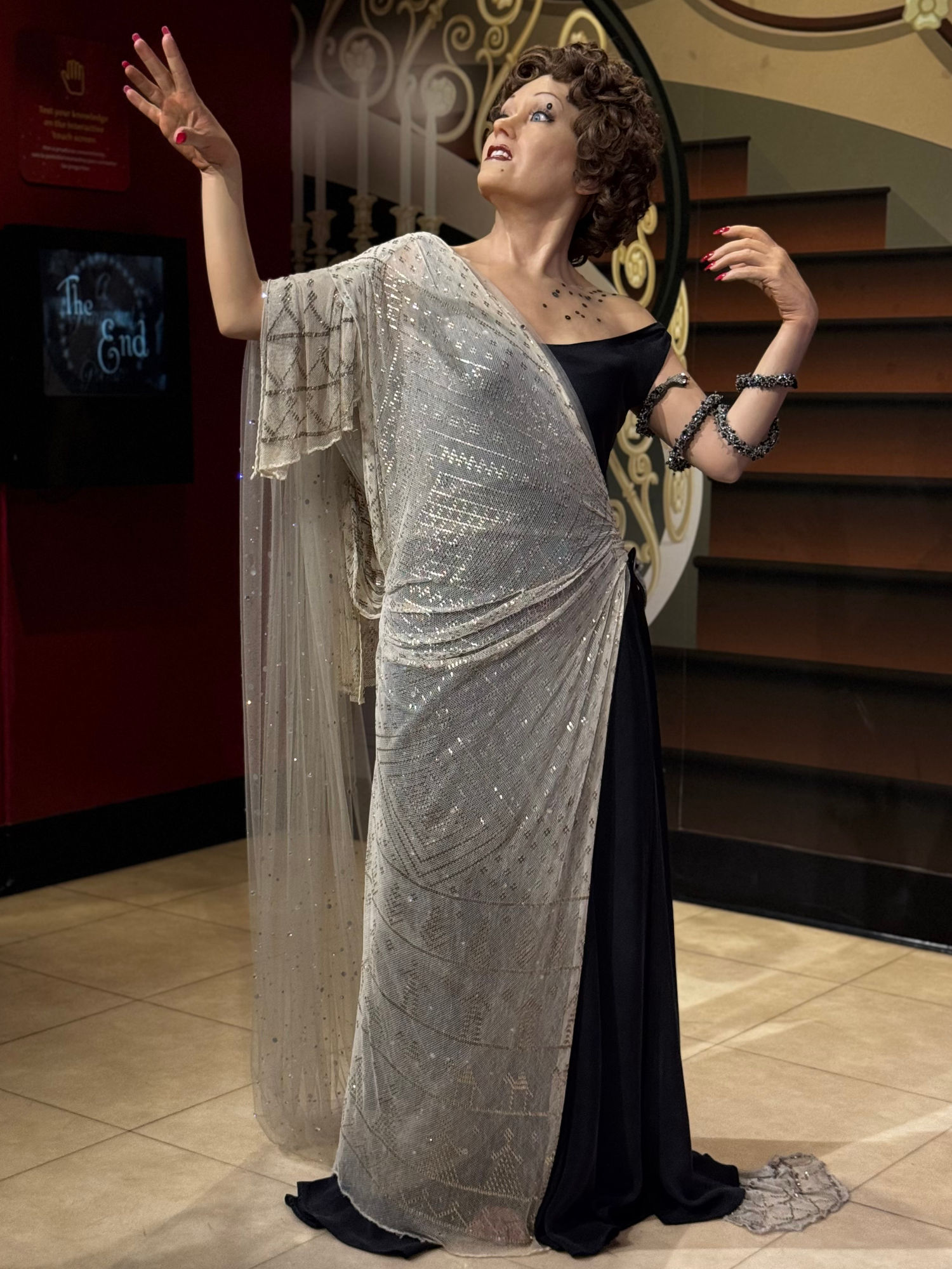 Madame Tussauds Gloria Swanson Wax Figure
