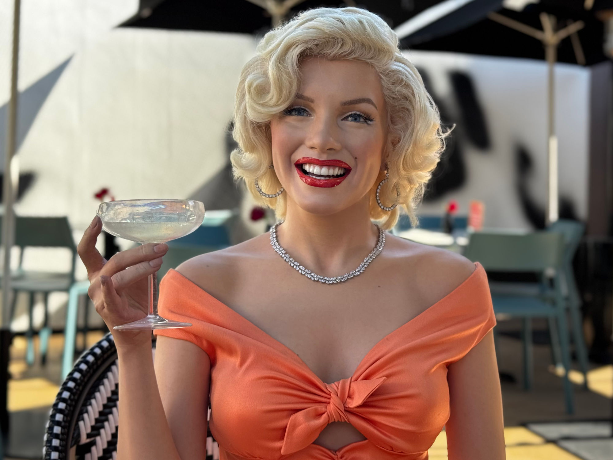 Madame Tussauds Hollywood Rooftop Marilyn Monroe