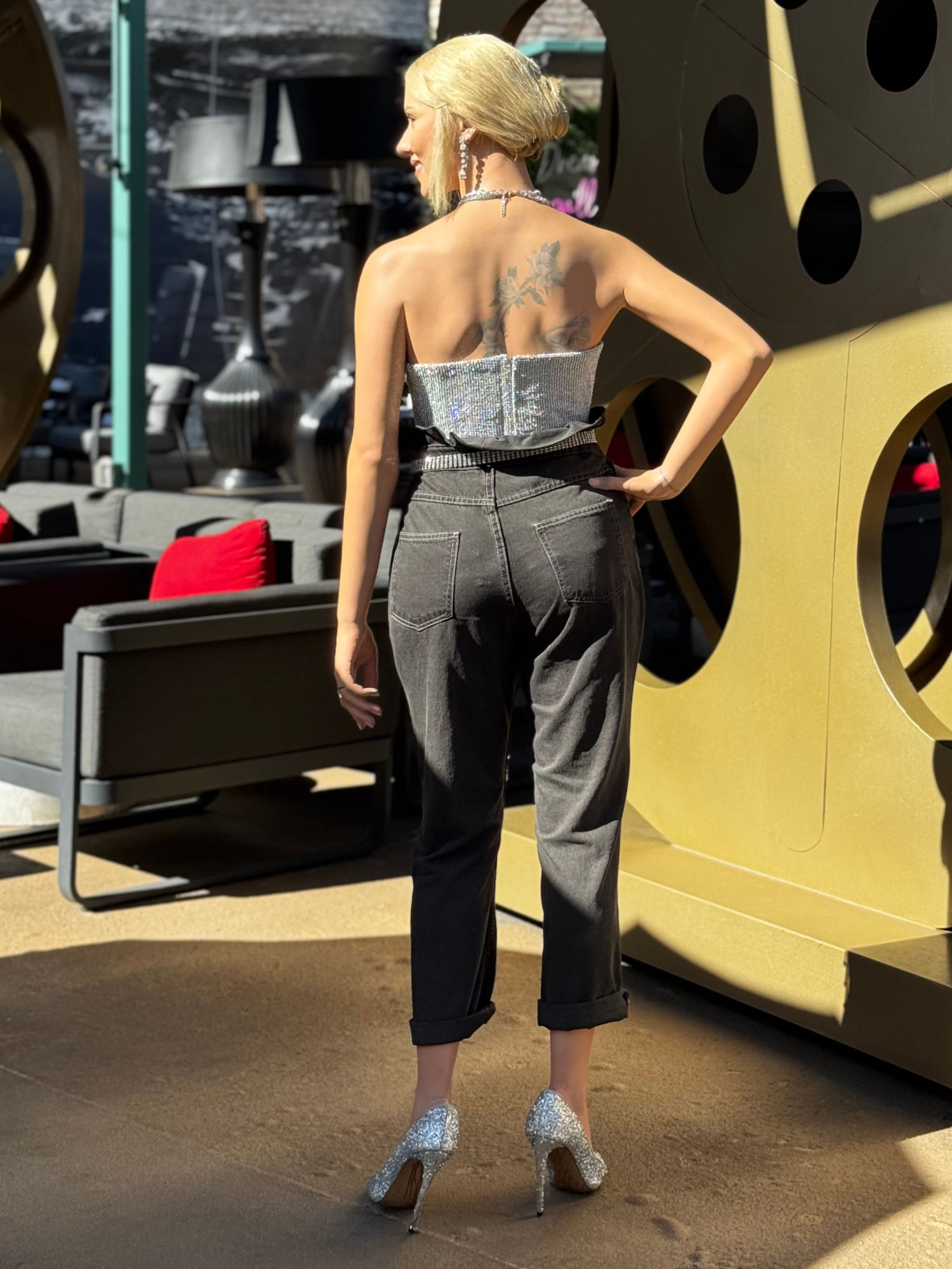 Madame Tussauds Hollywood Rooftop Scarlett Johansson Back