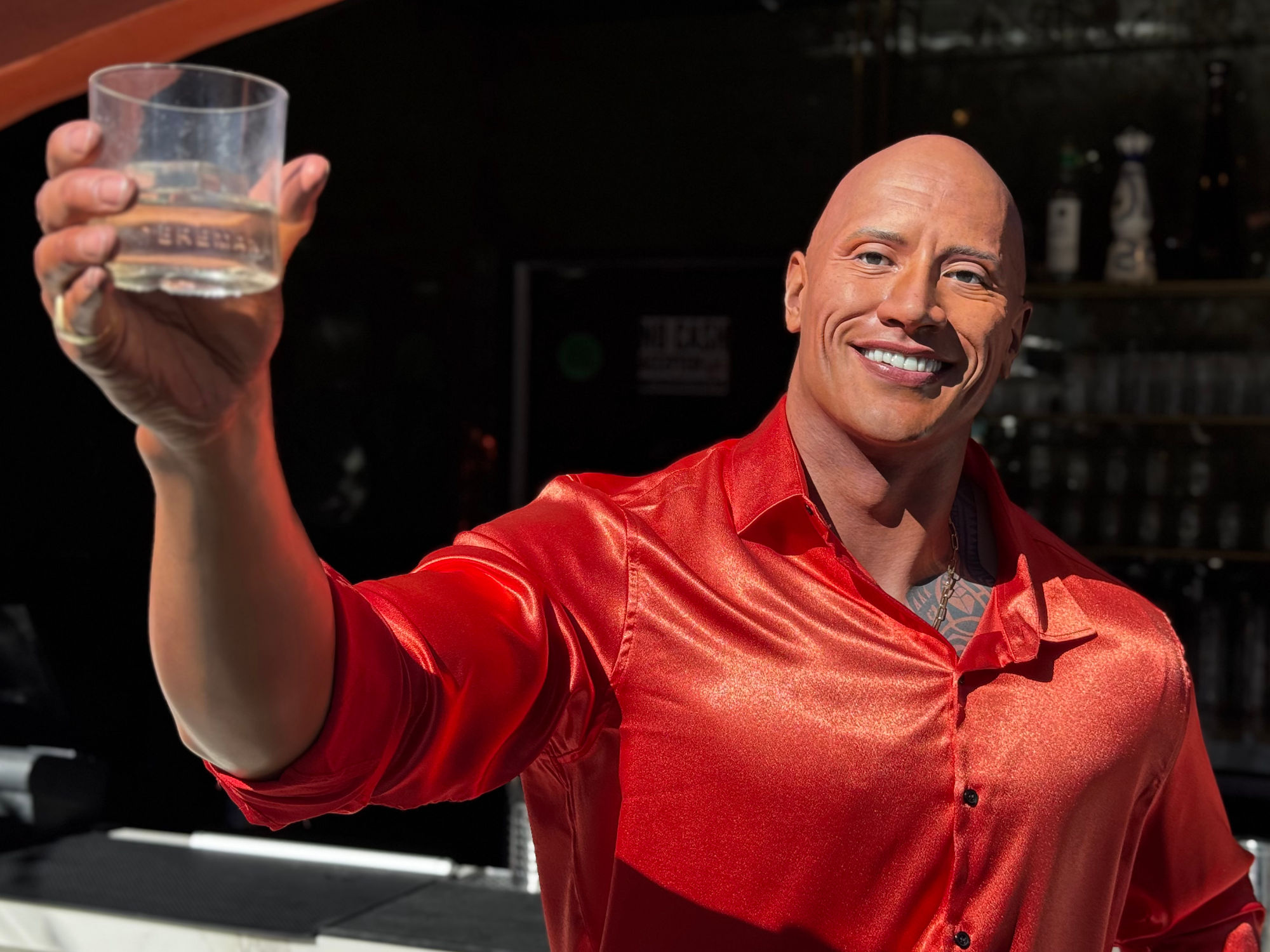 Madame Tussauds Hollywood Rooftop The Rock