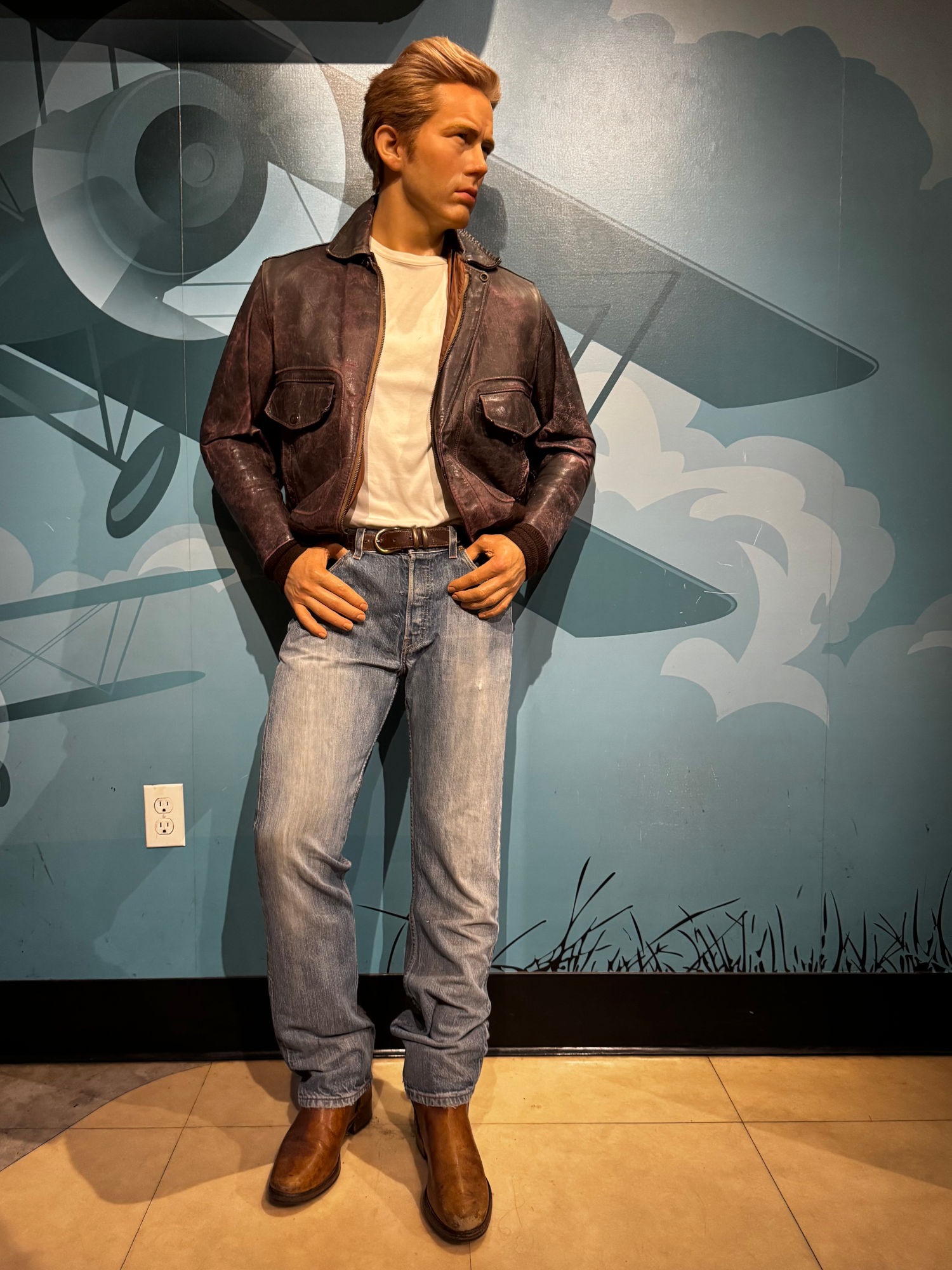 Madame Tussauds James Dean Wax Figure