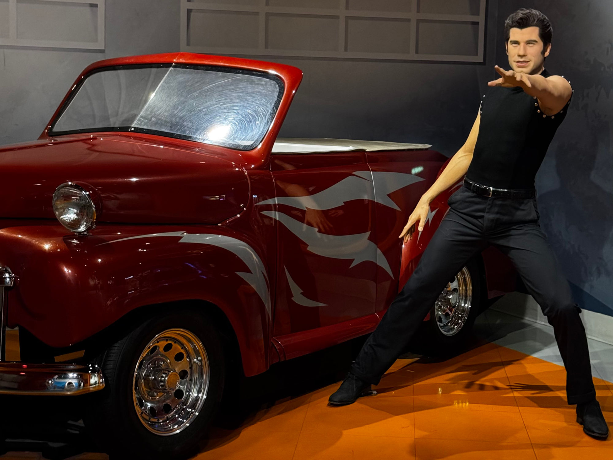 Madame Tussauds John Travolta Grease