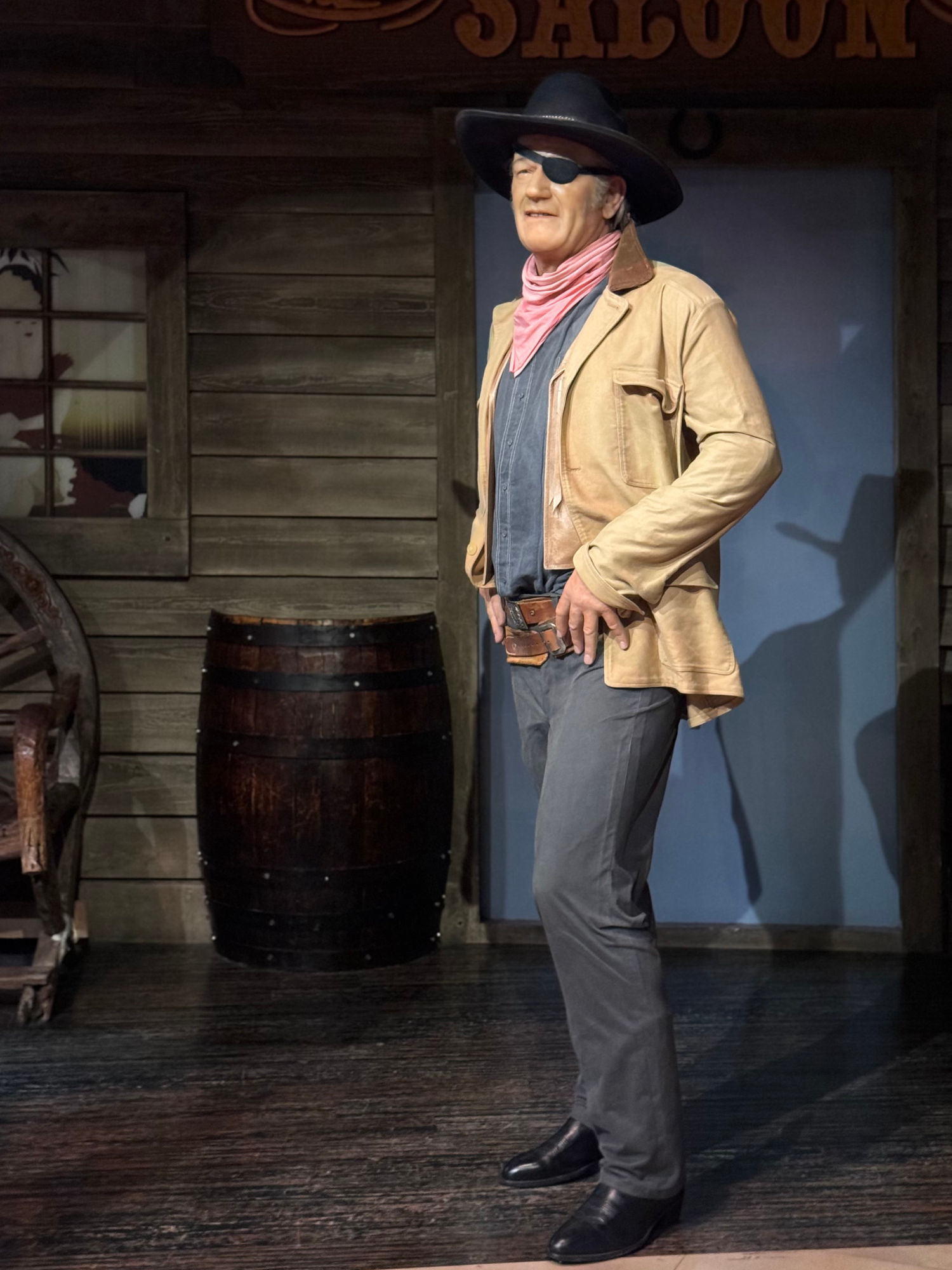 Madame Tussauds John Wayne Wax Figure