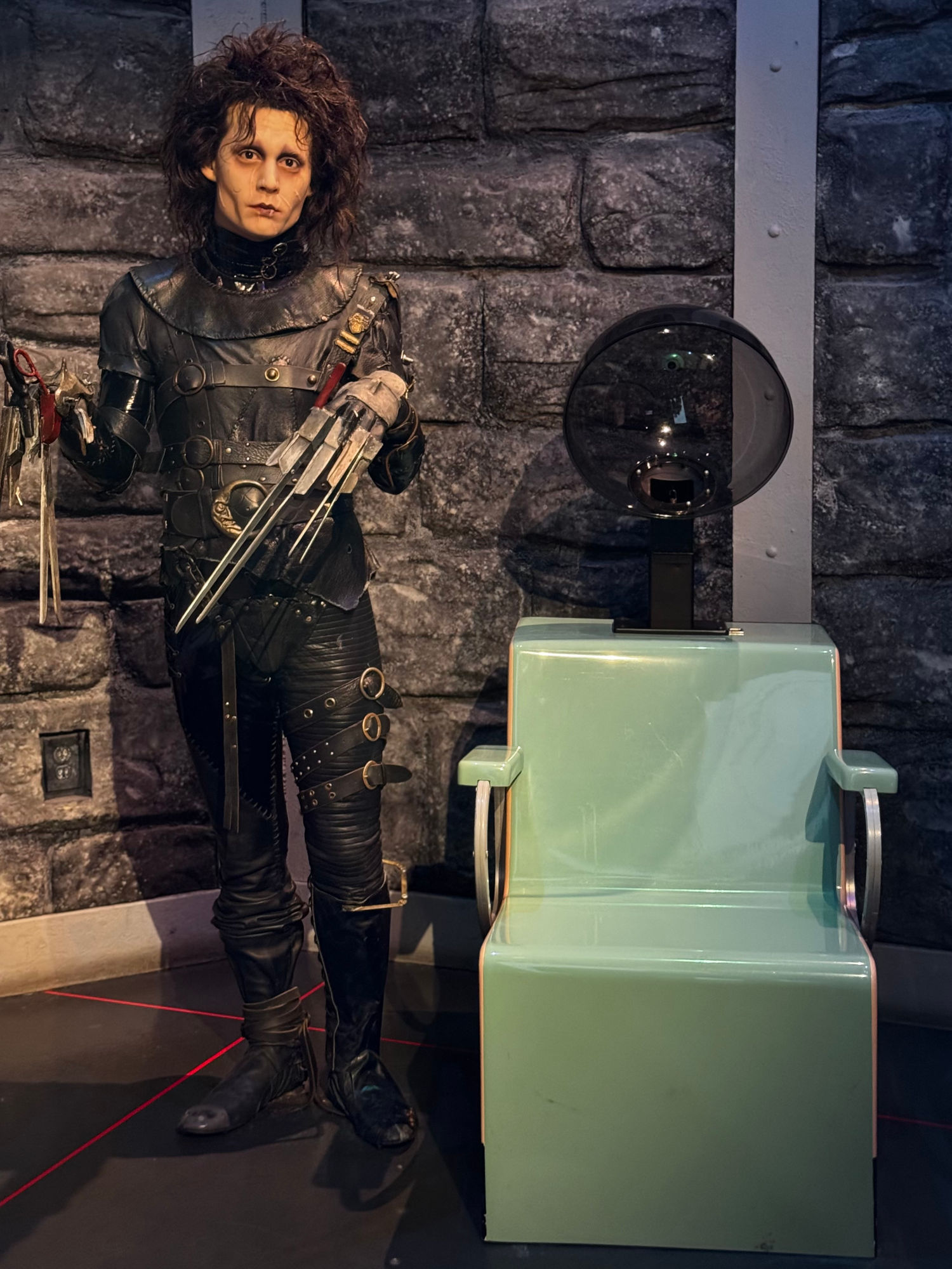 Madame Tussauds Johnny Depp Edward Scissorhands